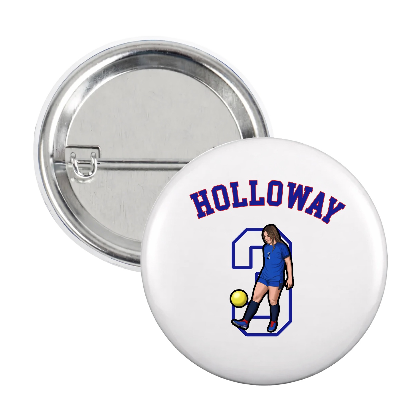 Game Day Button — Shirsey Arch in White