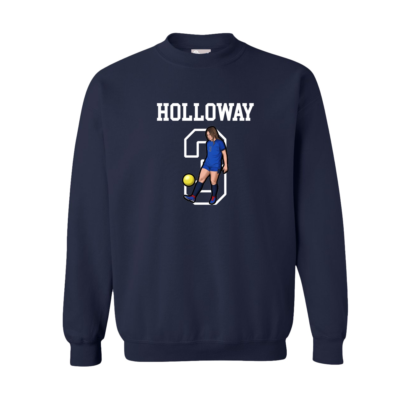 Fleece Crew — Shirsey in Navy