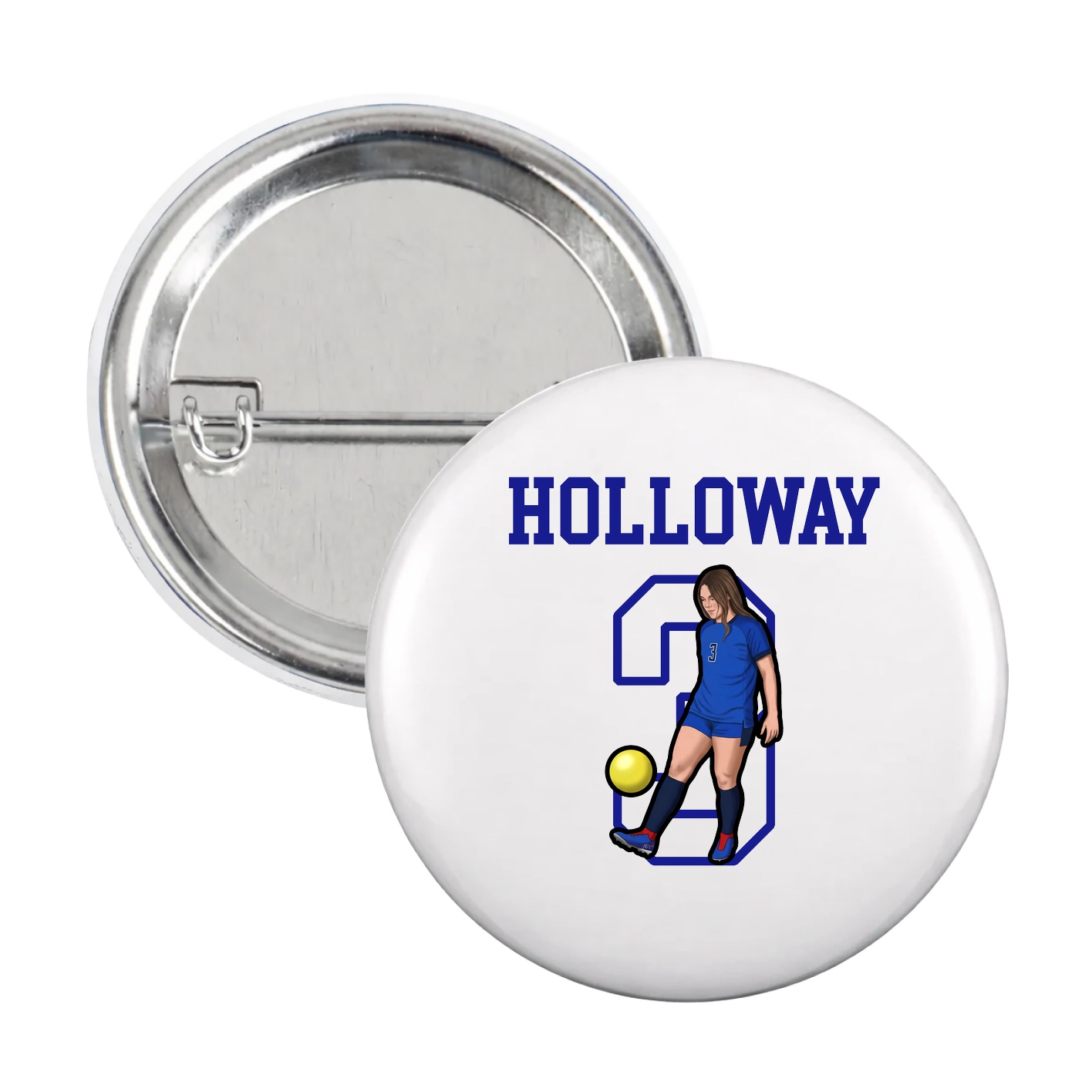 Game Day Button — Shirsey in White