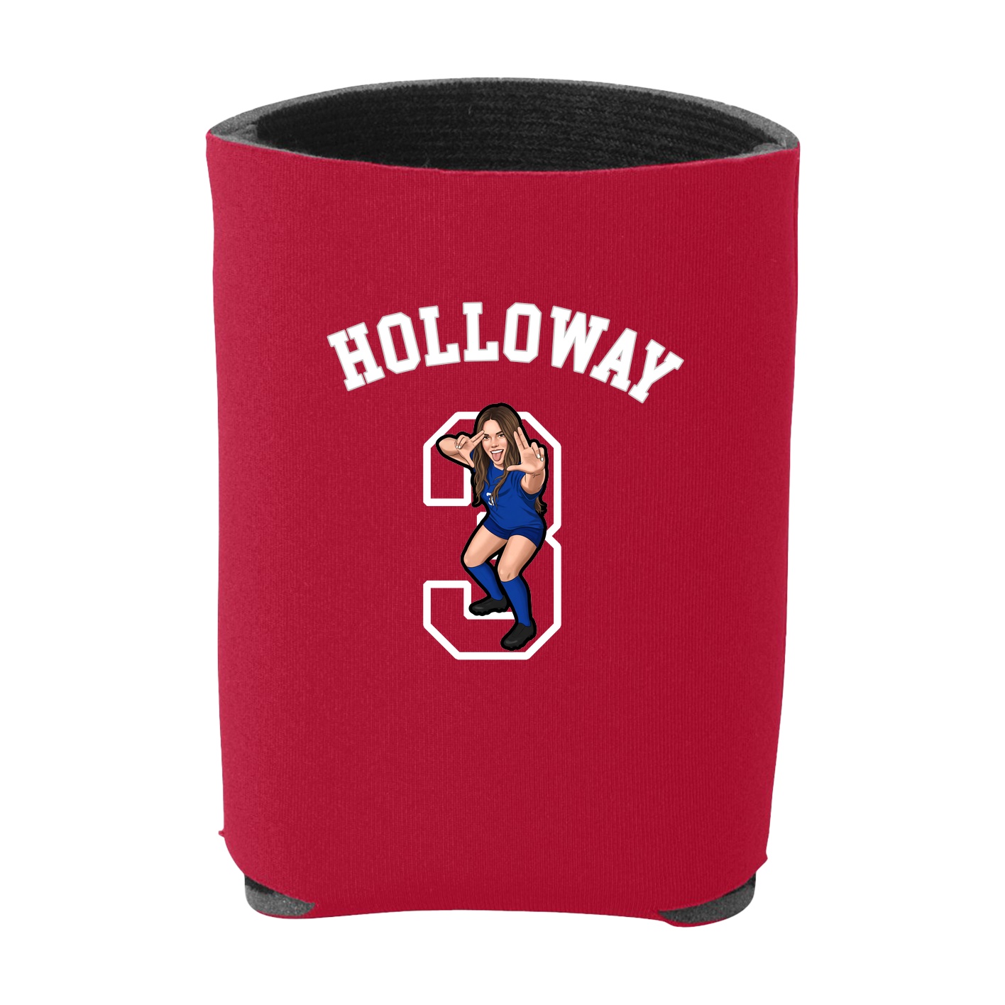 Can Holder — Shirsey Arch in Red