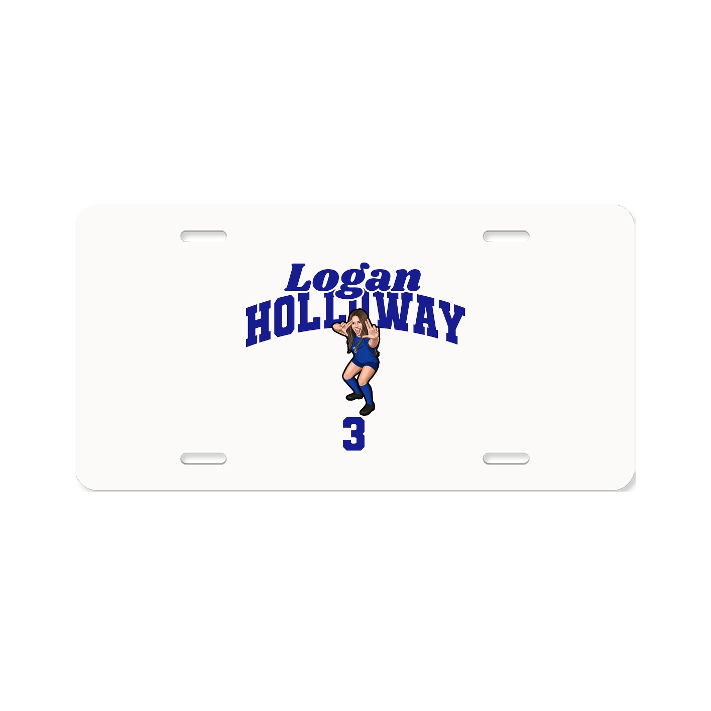 License Plate — Signature Arch in Classic