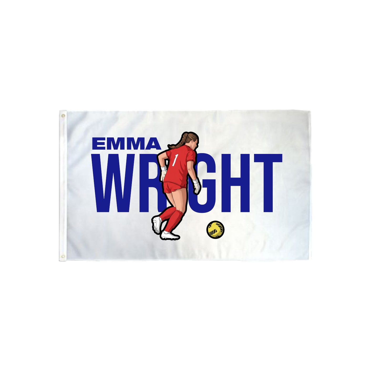 3x5 Flag — Player Name in Classic