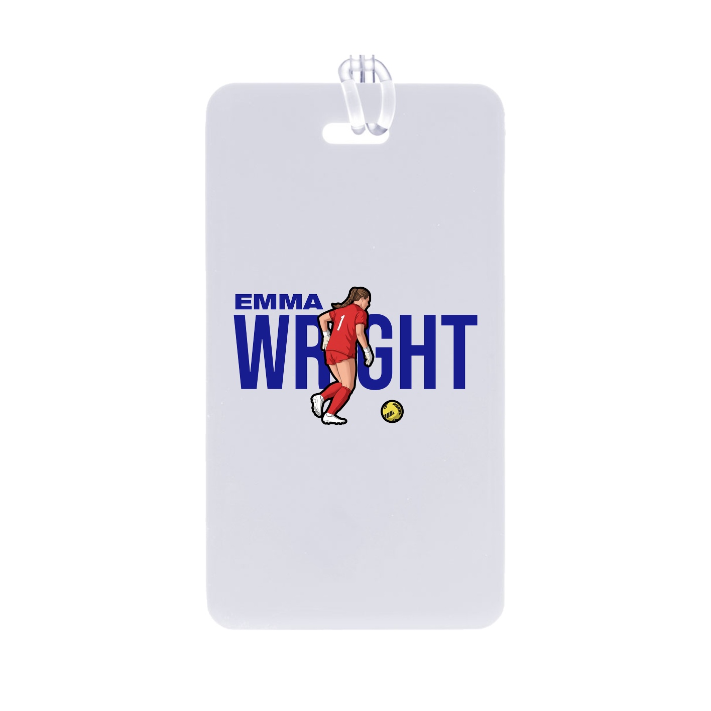 Bag Tag — Player Name in Classic