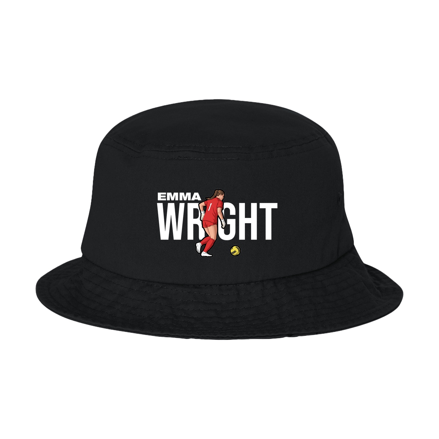 Bucket Cap — Player Name in Black