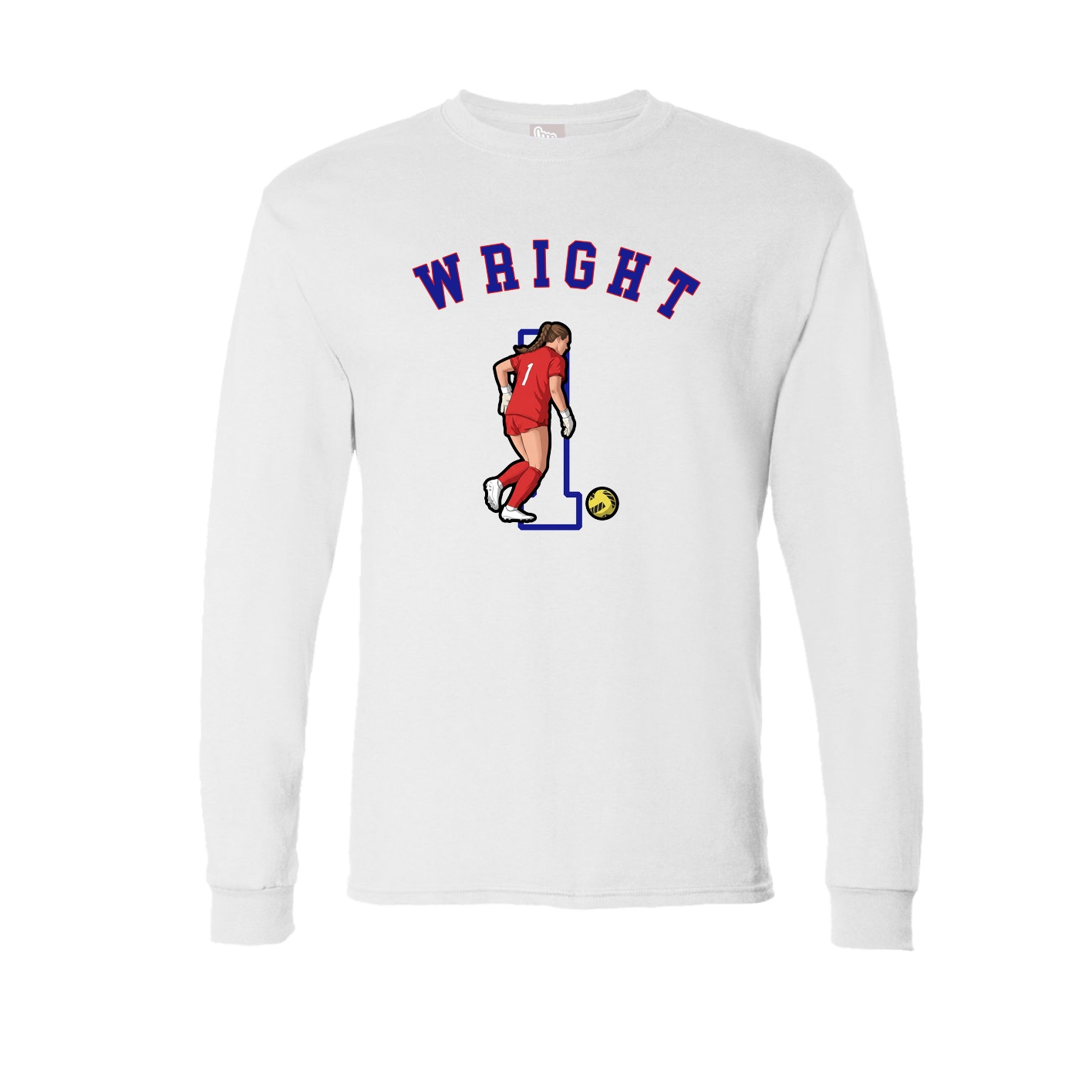 Long Sleeve Tee — Shirsey Arch in White