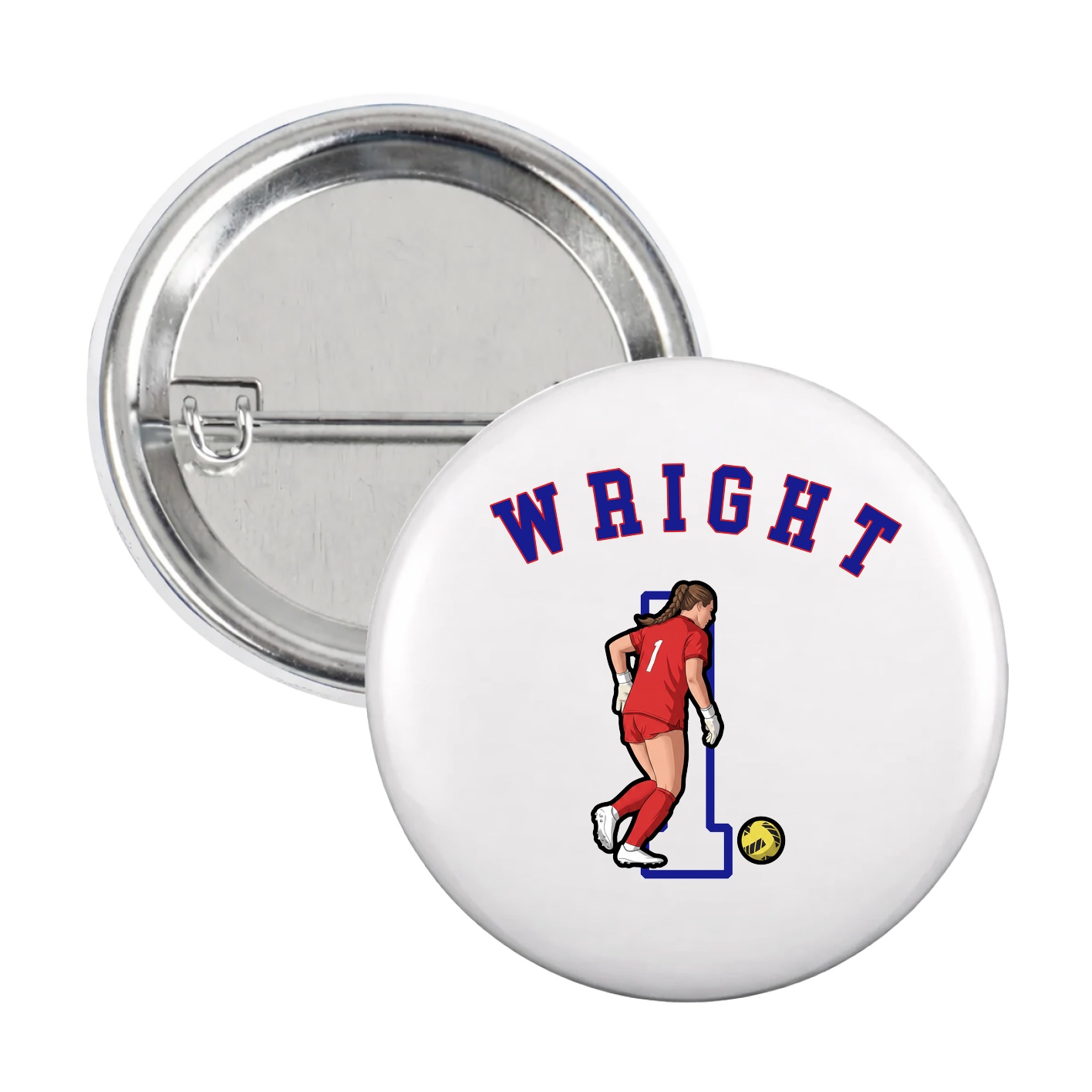 Game Day Button — Shirsey Arch in White