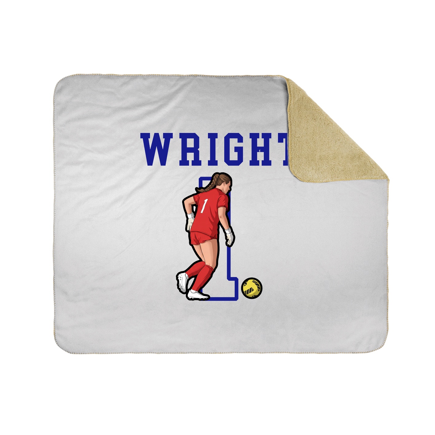 Throw Blanket — Shirsey in White