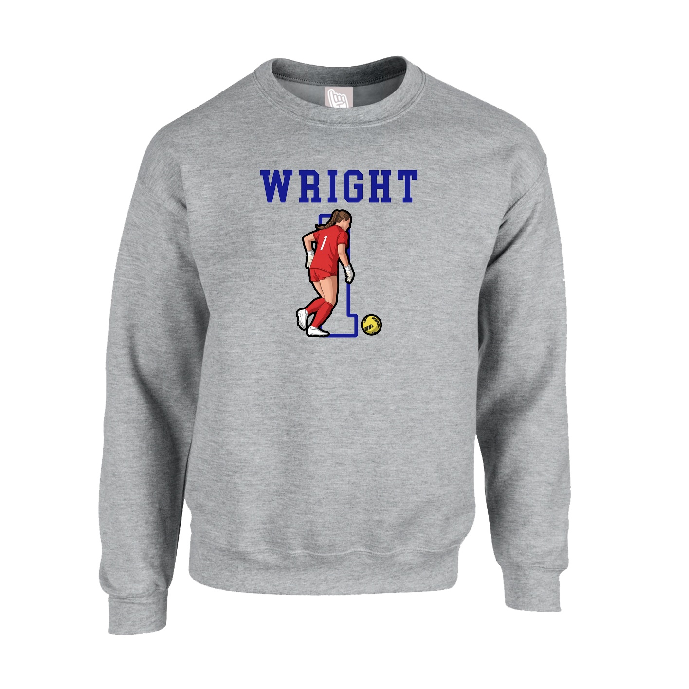 Fleece Crew — Shirsey in Grey