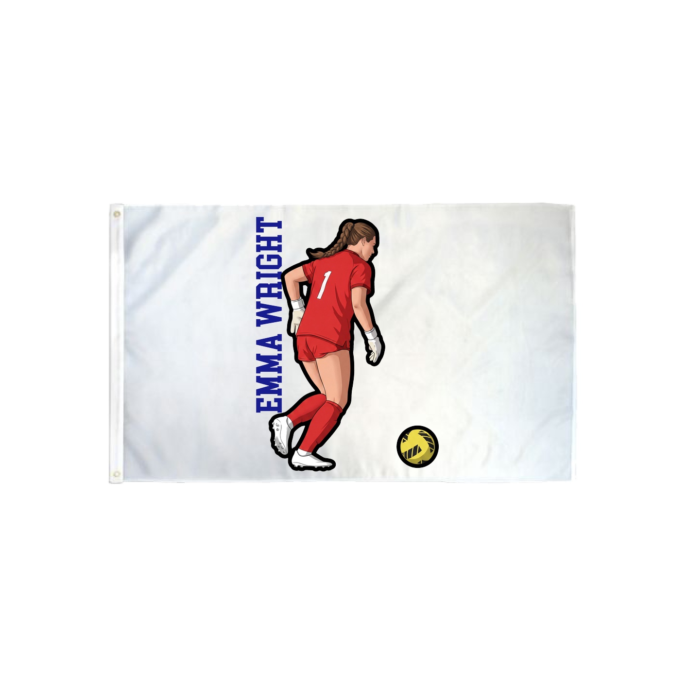 3x5 Flag — Name Vertical in Classic
