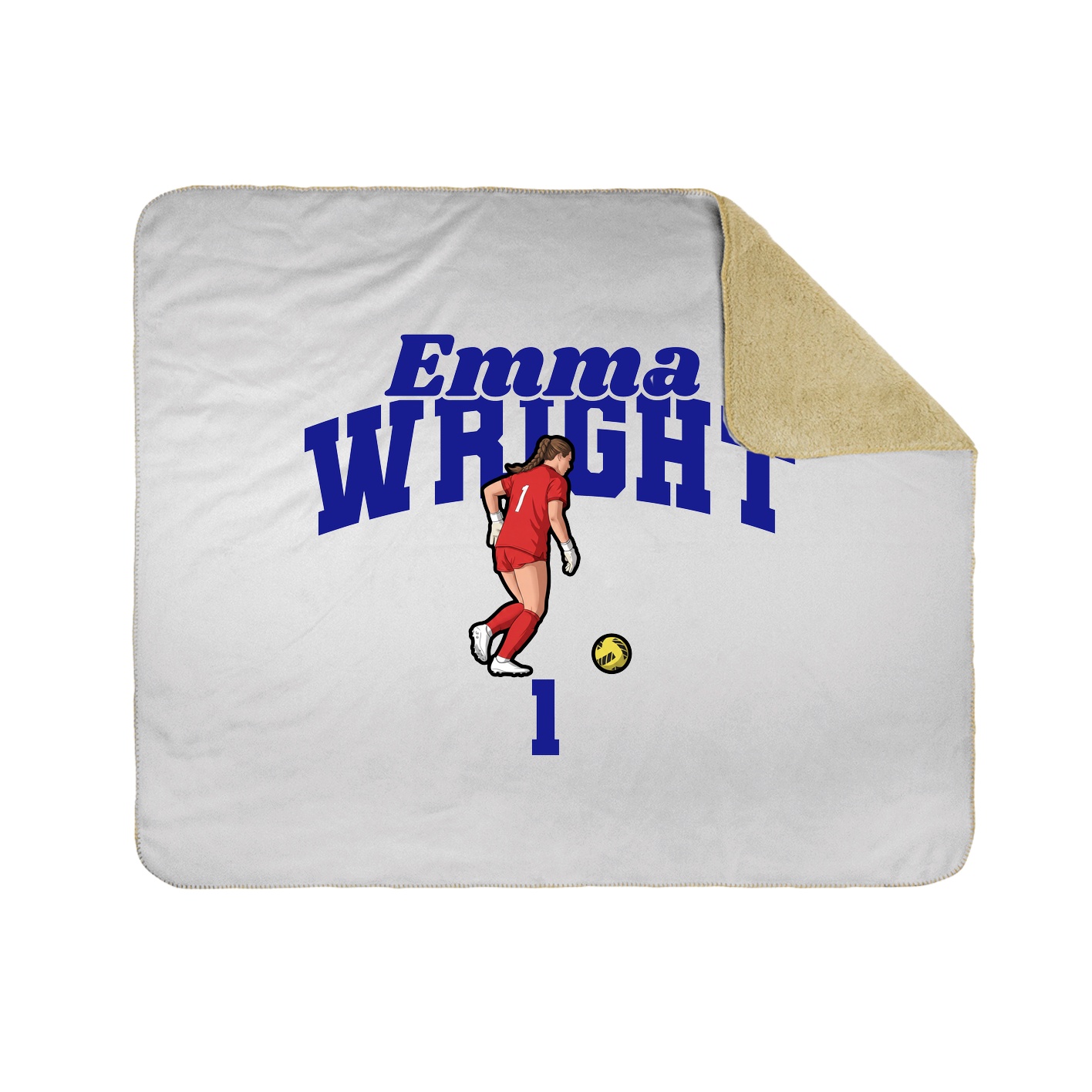 Throw Blanket — Signature Arch in White