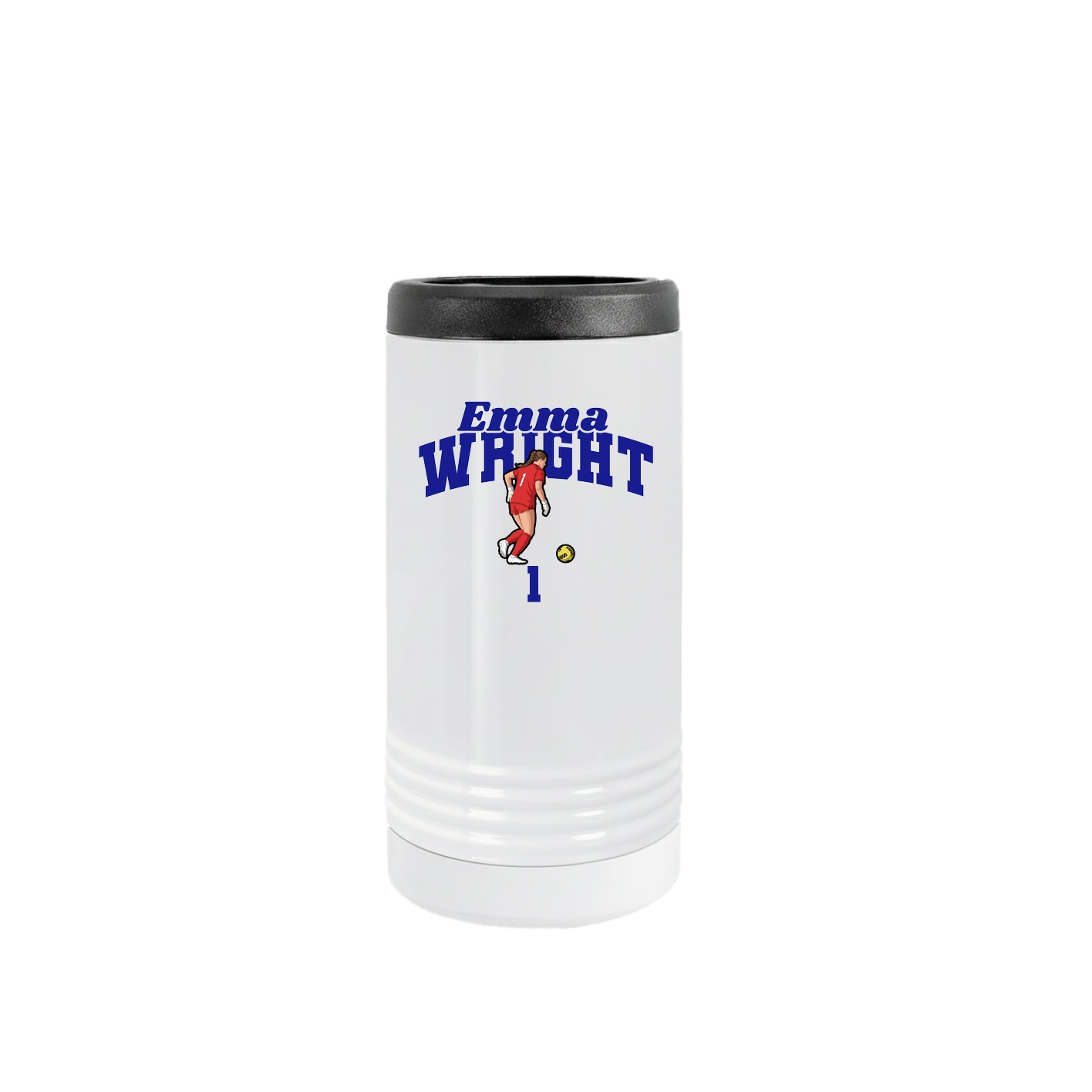 Slim Beverage Holder — Signature Arch in White