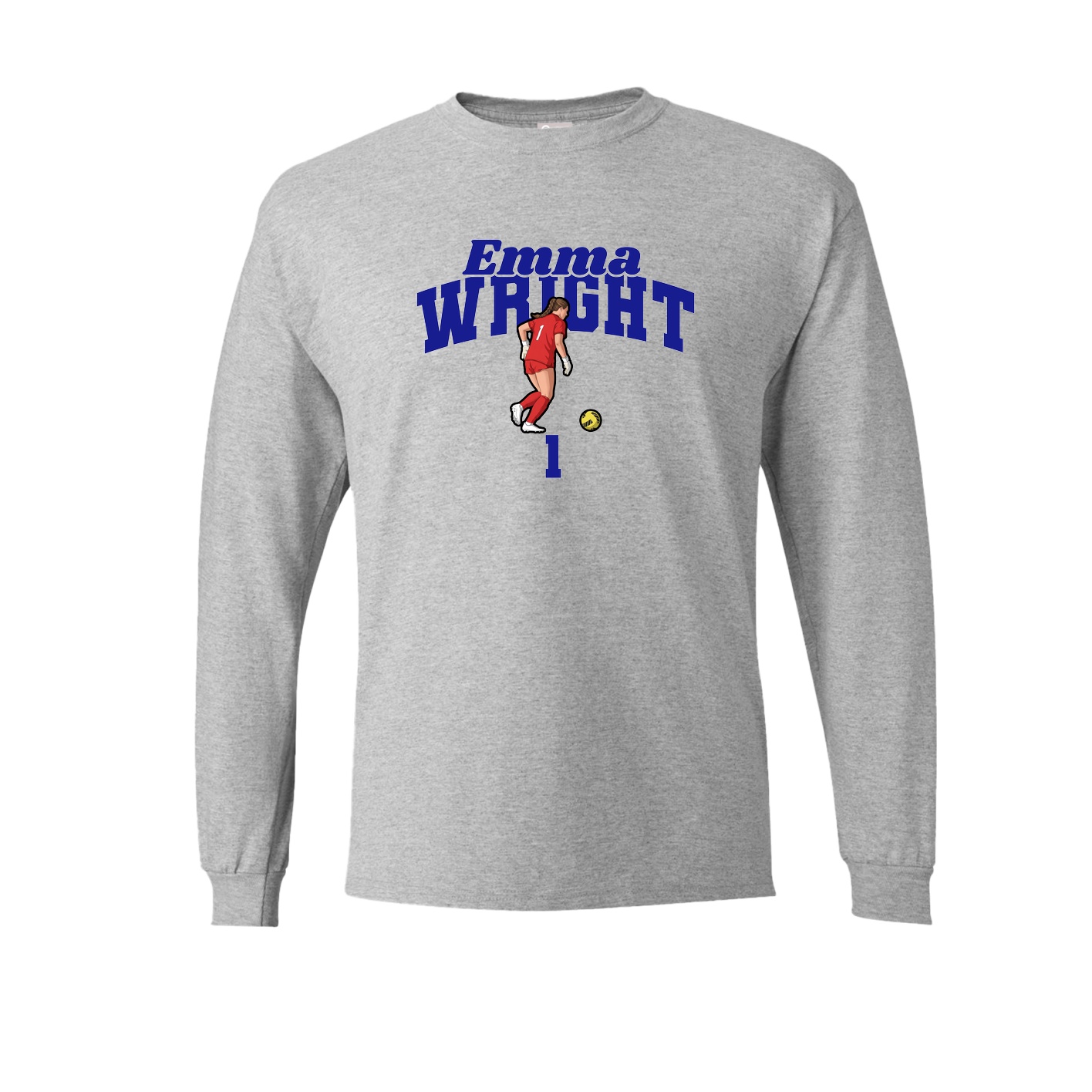 Long Sleeve Tee — Signature Arch in Grey