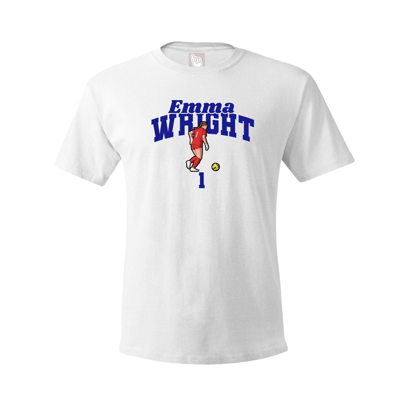 Youth Tee — Signature Arch in White