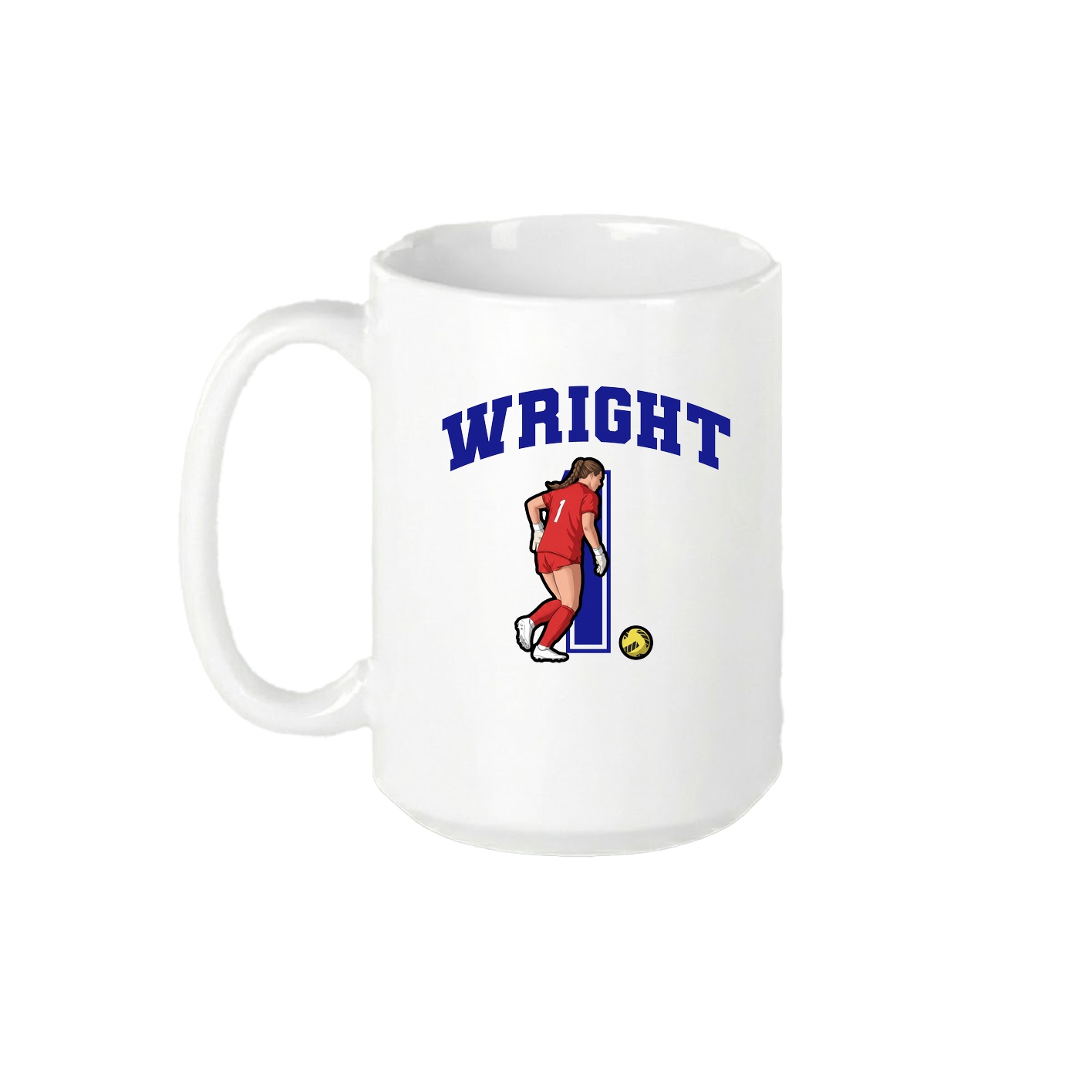 15oz Coffee Mug — Number in White
