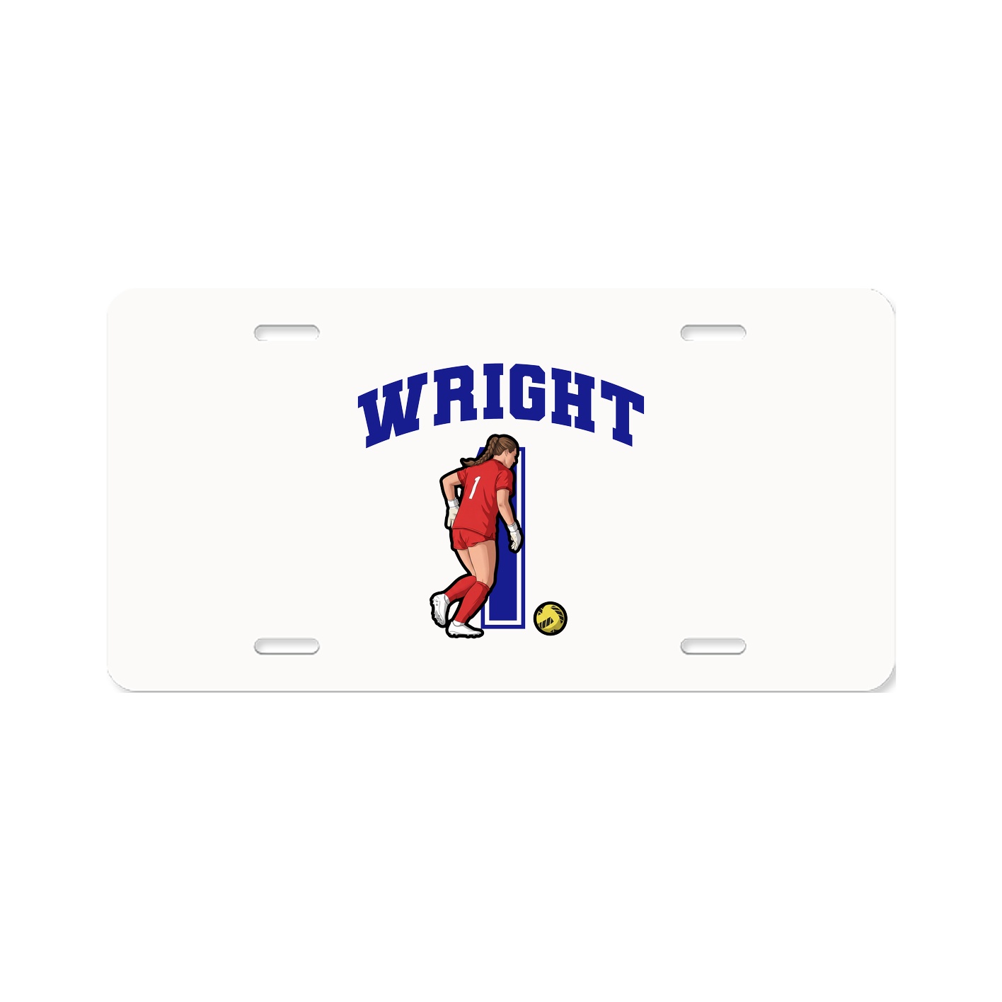 License Plate — Number in Classic