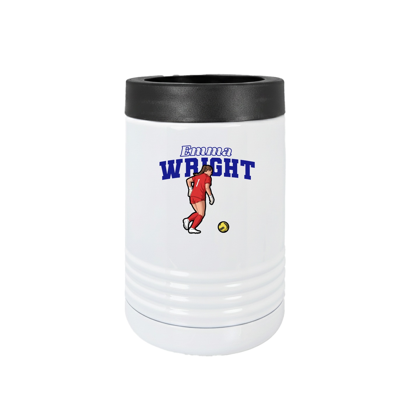 Beverage Holder — Name Arch in White