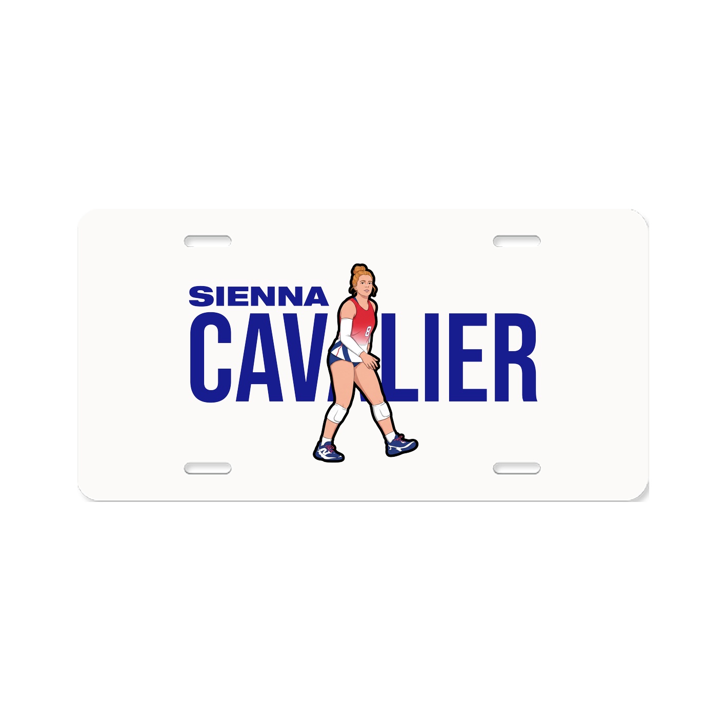 License Plate — Player Name in Classic
