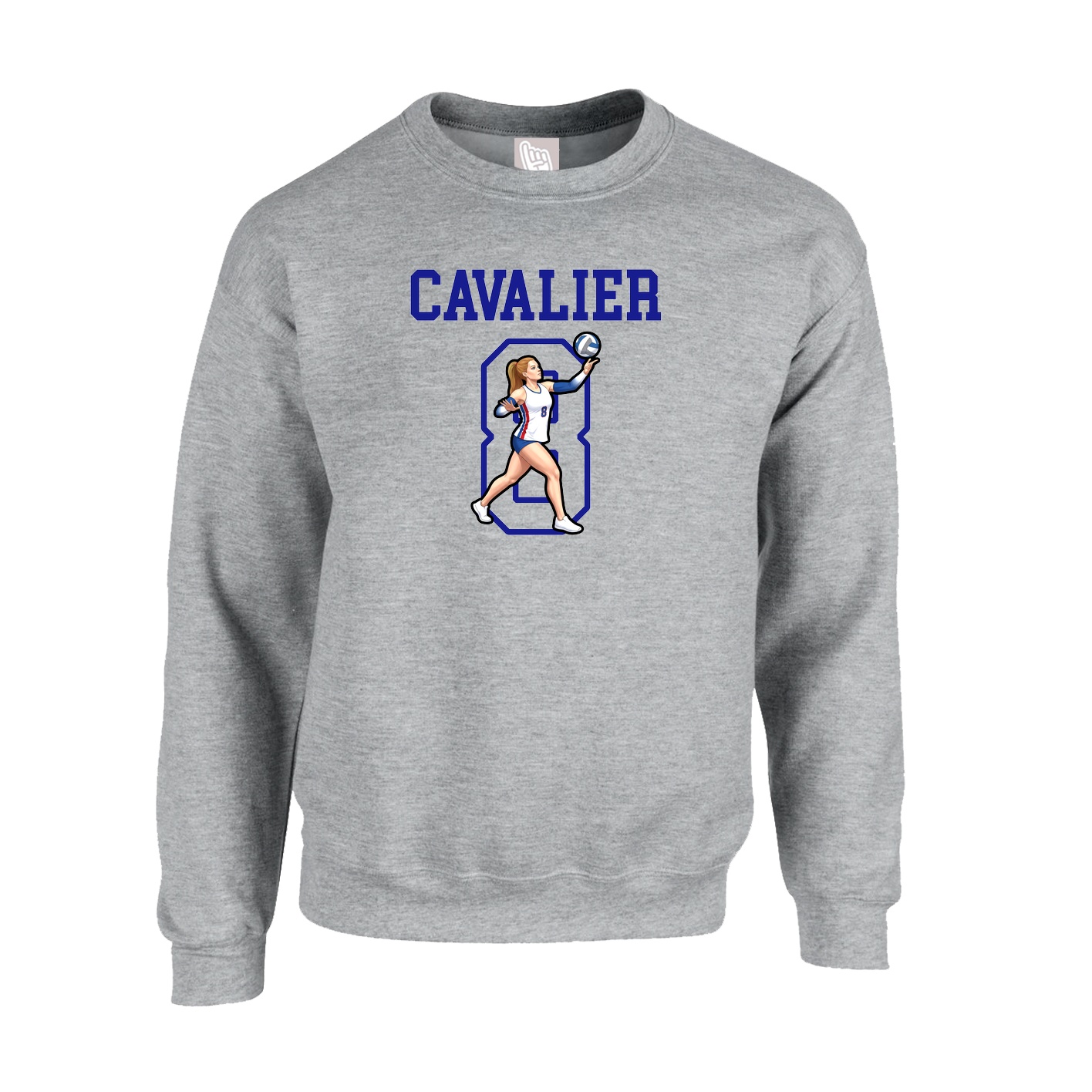Fleece Crew — Shirsey in Grey