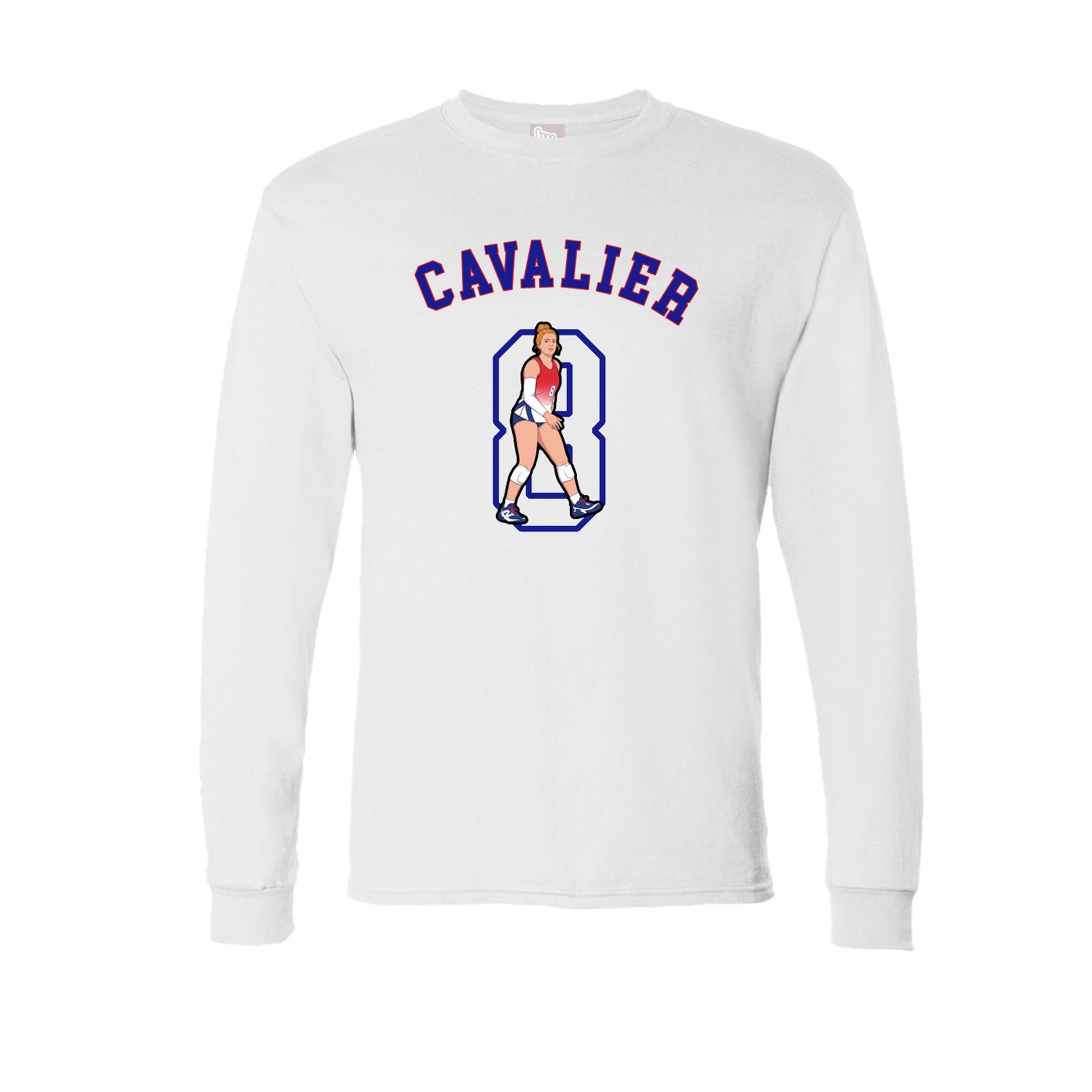 Long Sleeve Tee — Shirsey Arch in White