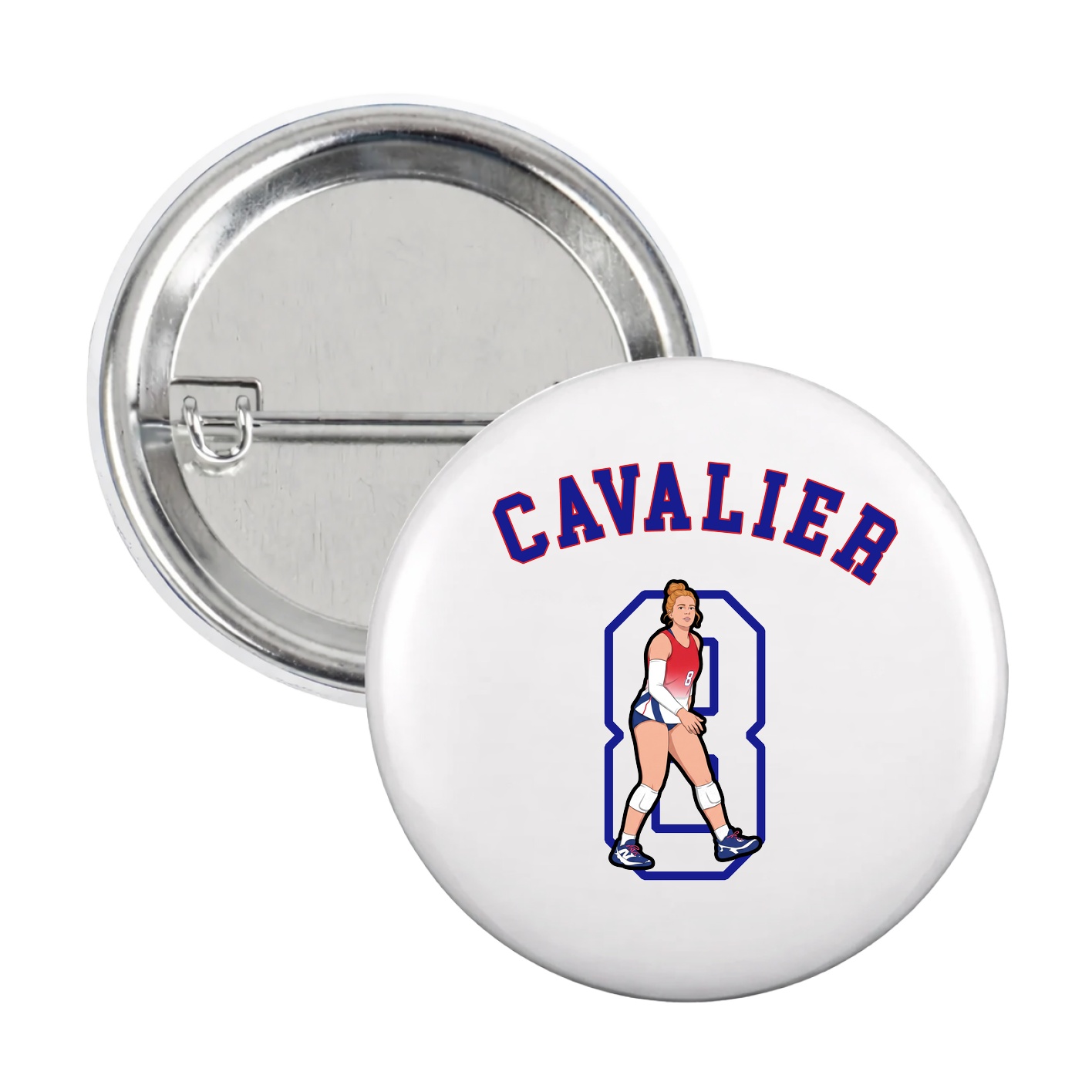 Game Day Button — Shirsey Arch in White