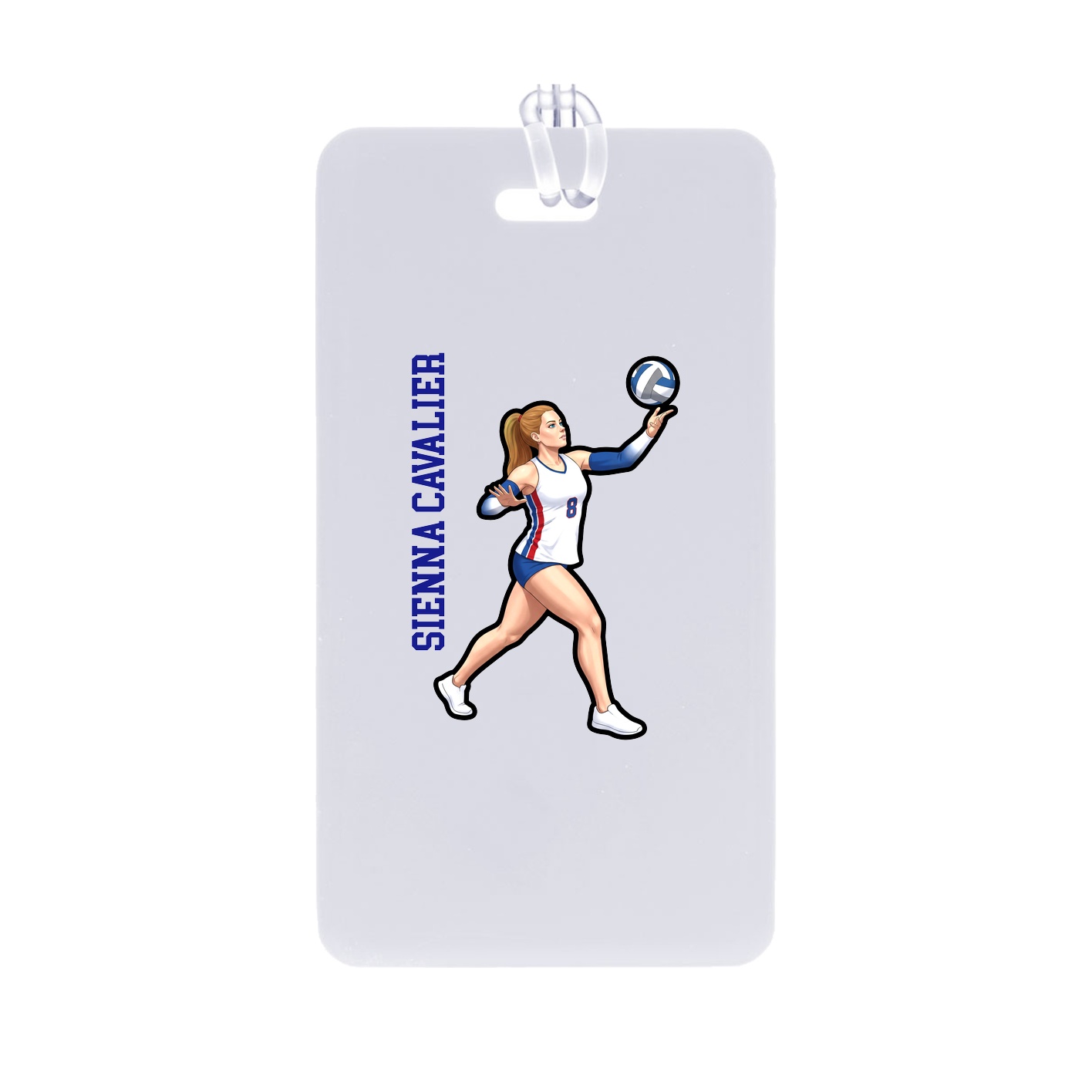 Bag Tag — Name Vertical in Classic