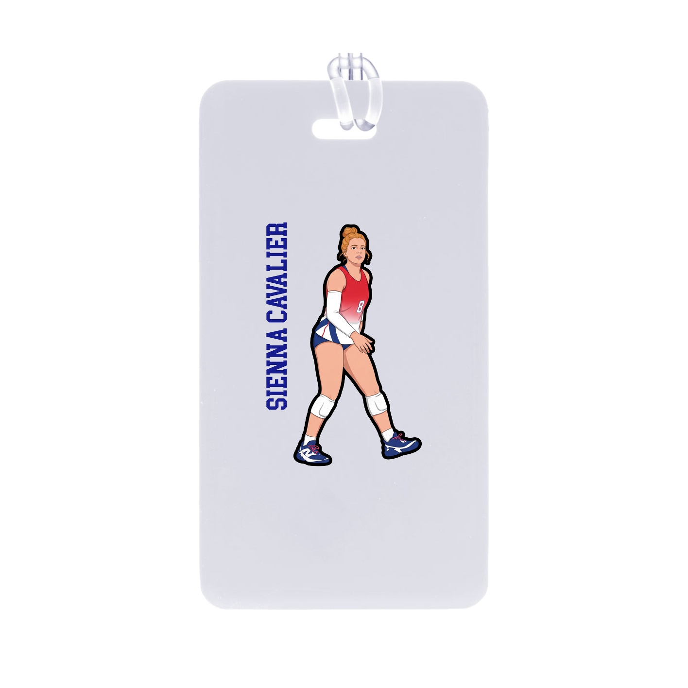Bag Tag — Name Vertical in Classic