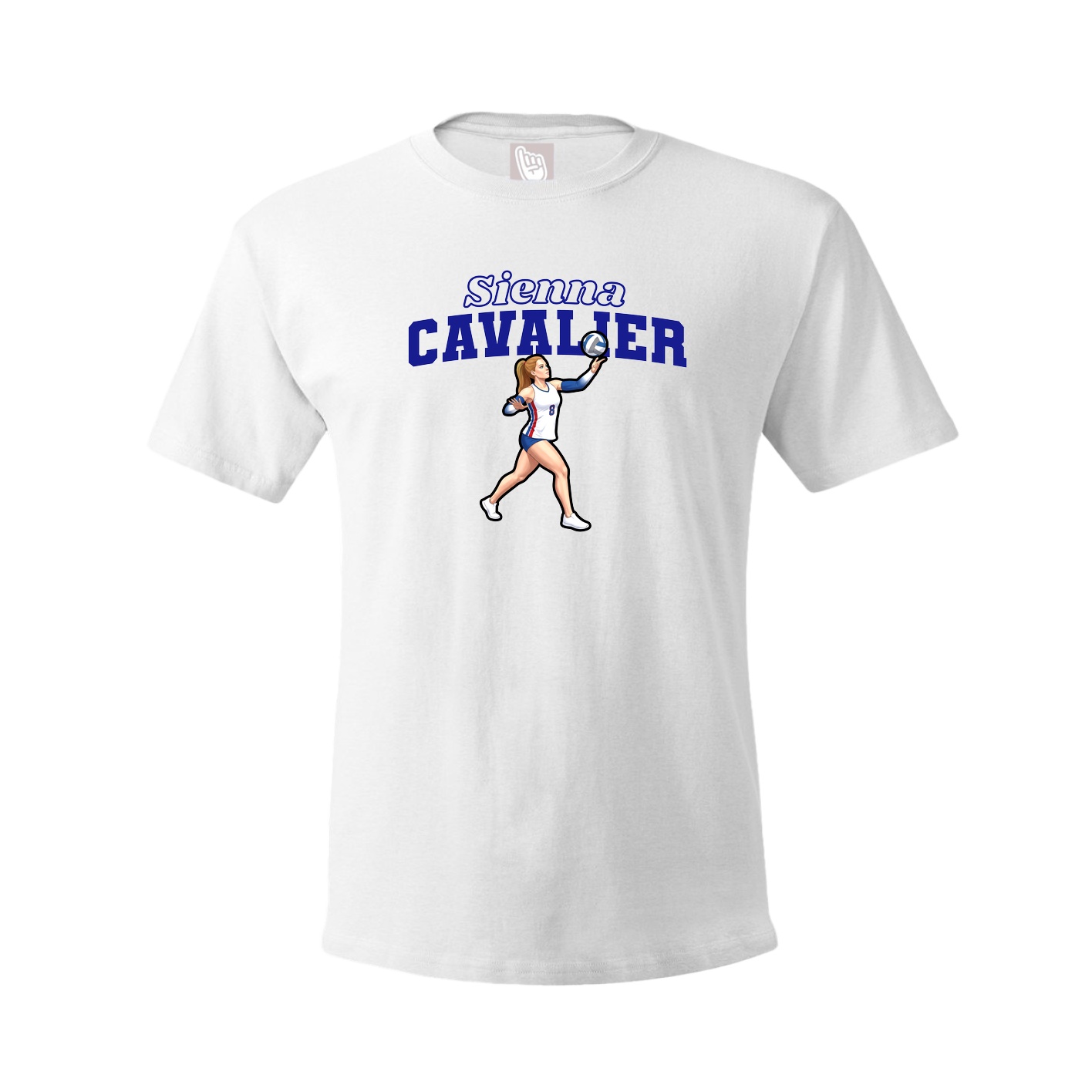 Tee — Name Arch in White
