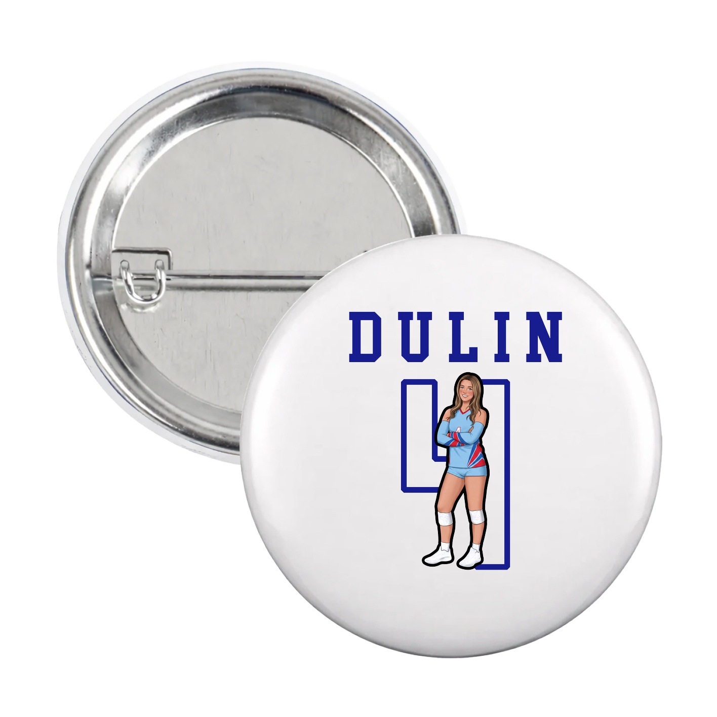 Game Day Button — Shirsey in White