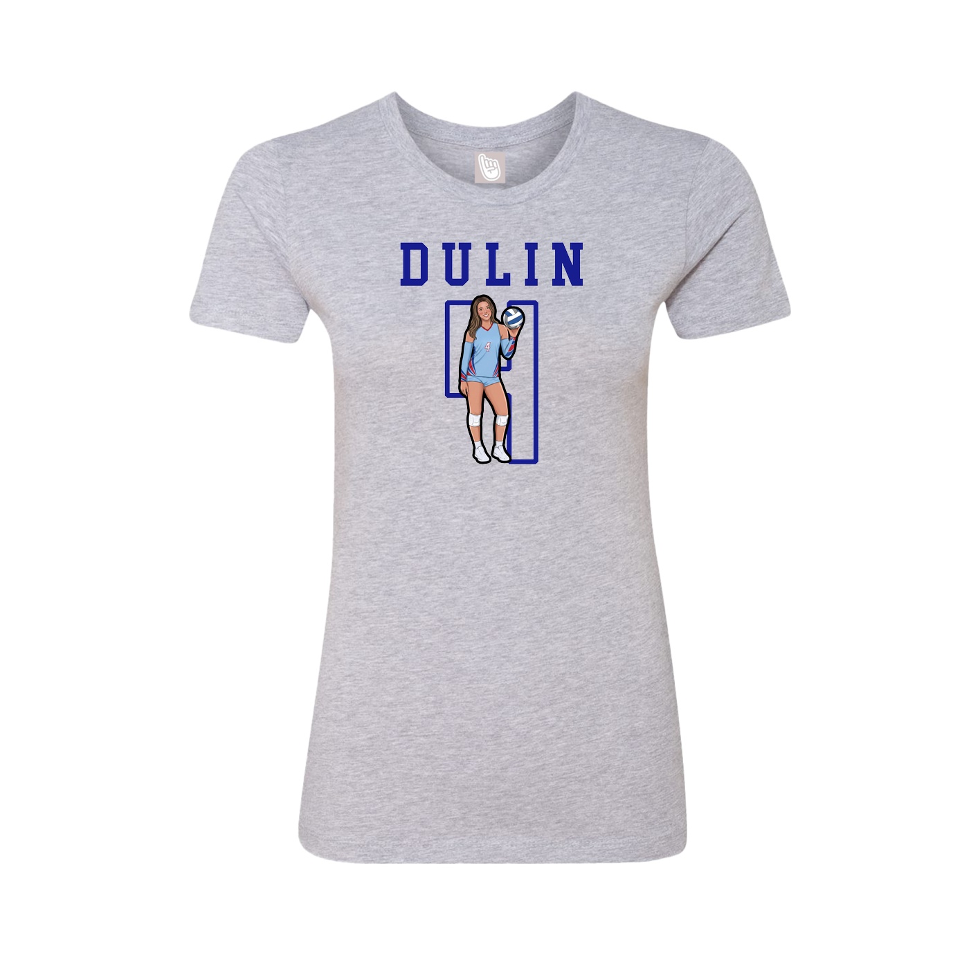 Fitted Women's Tee — Shirsey in Grey