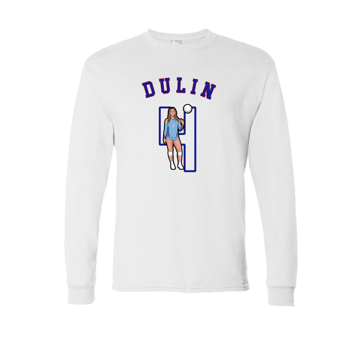 Long Sleeve Tee — Shirsey Arch in White
