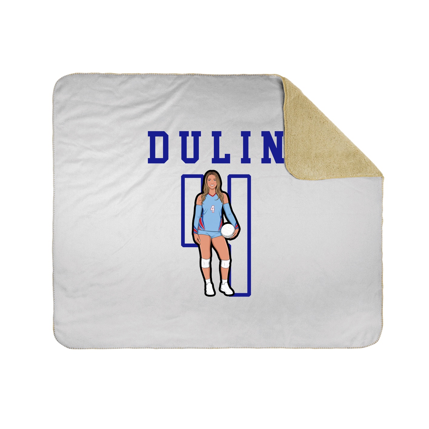 Throw Blanket — Shirsey in White