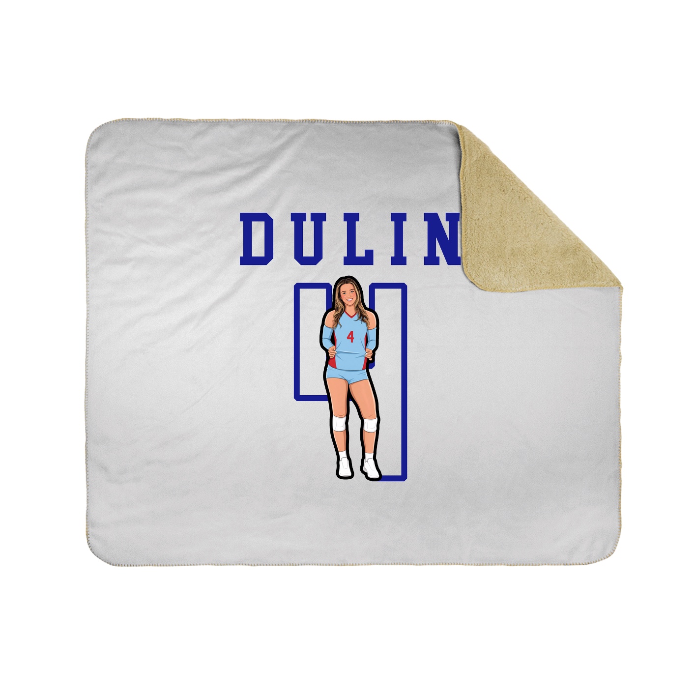 Throw Blanket — Shirsey in White