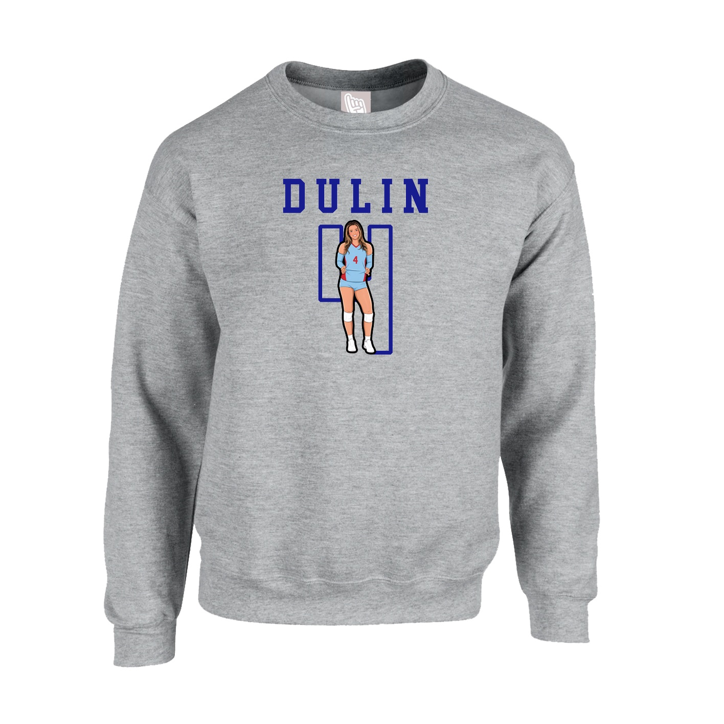 Fleece Crew — Shirsey in Grey