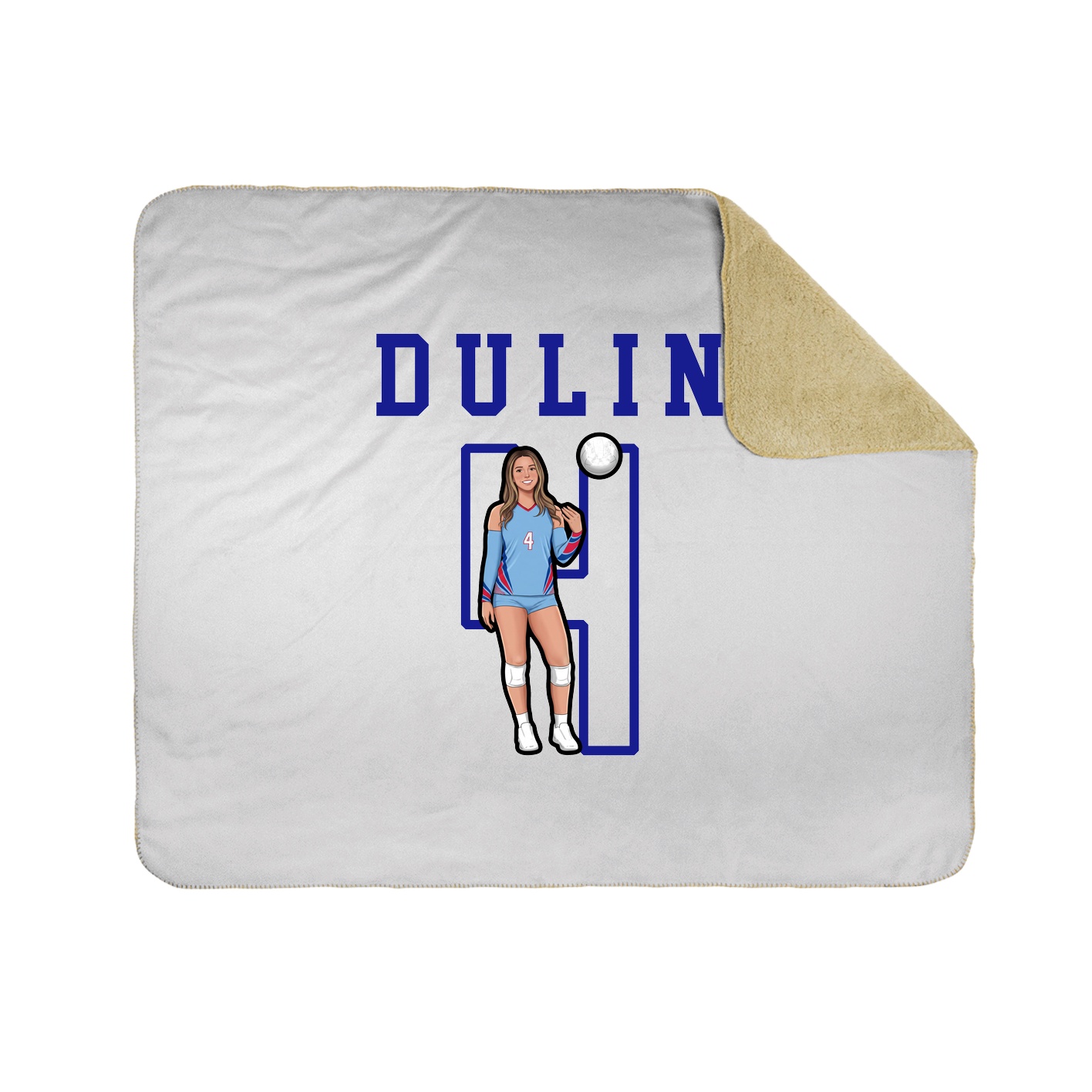 Throw Blanket — Shirsey in White