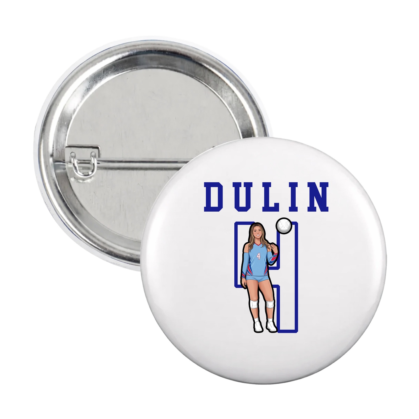 Game Day Button — Shirsey in White
