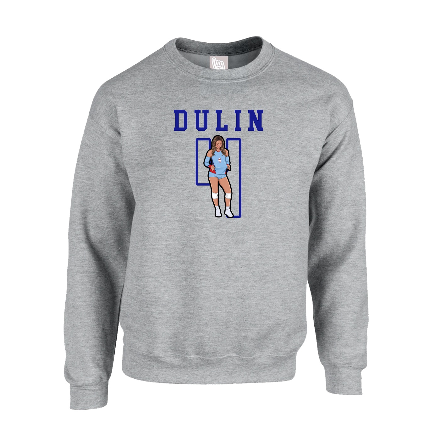 Fleece Crew — Shirsey in Grey
