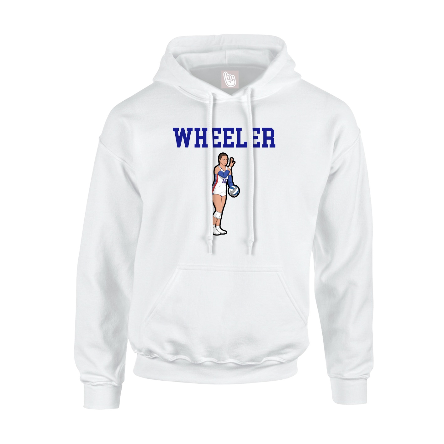 Hoodie — Shirsey in White
