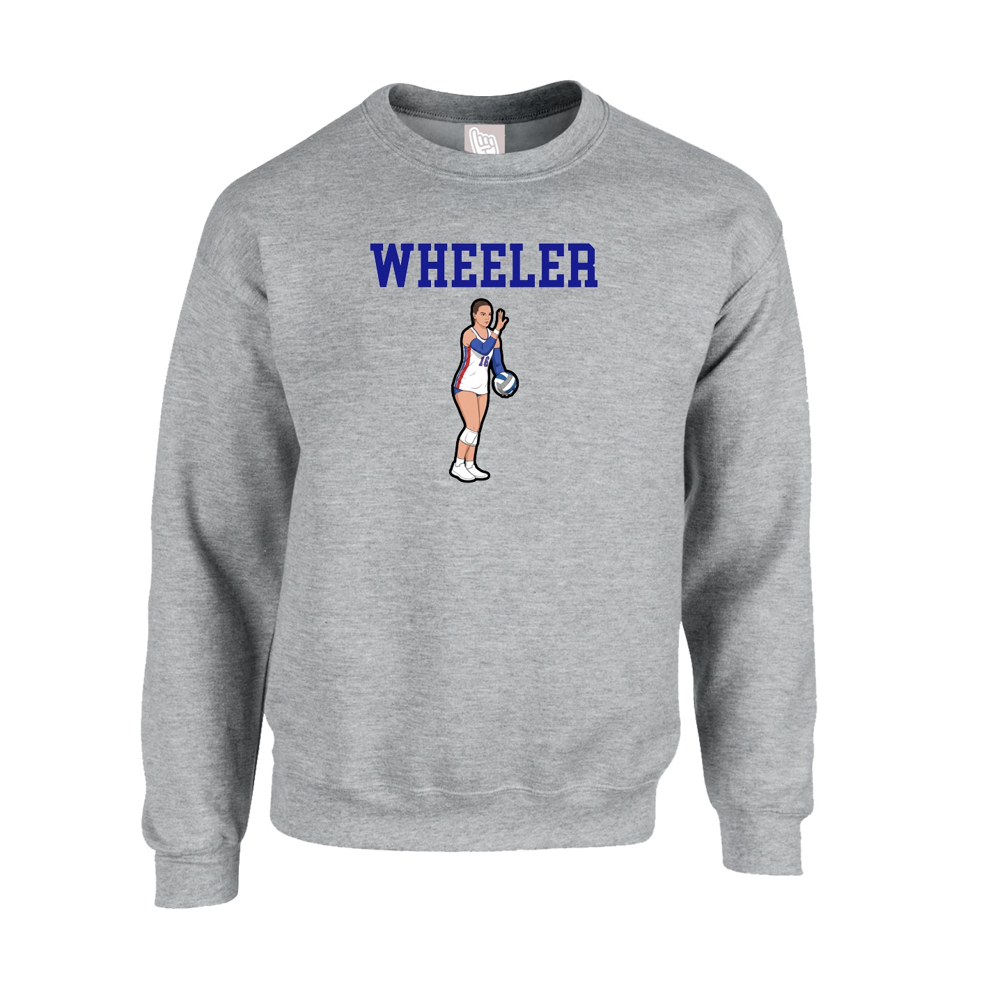 Fleece Crew — Shirsey in Grey