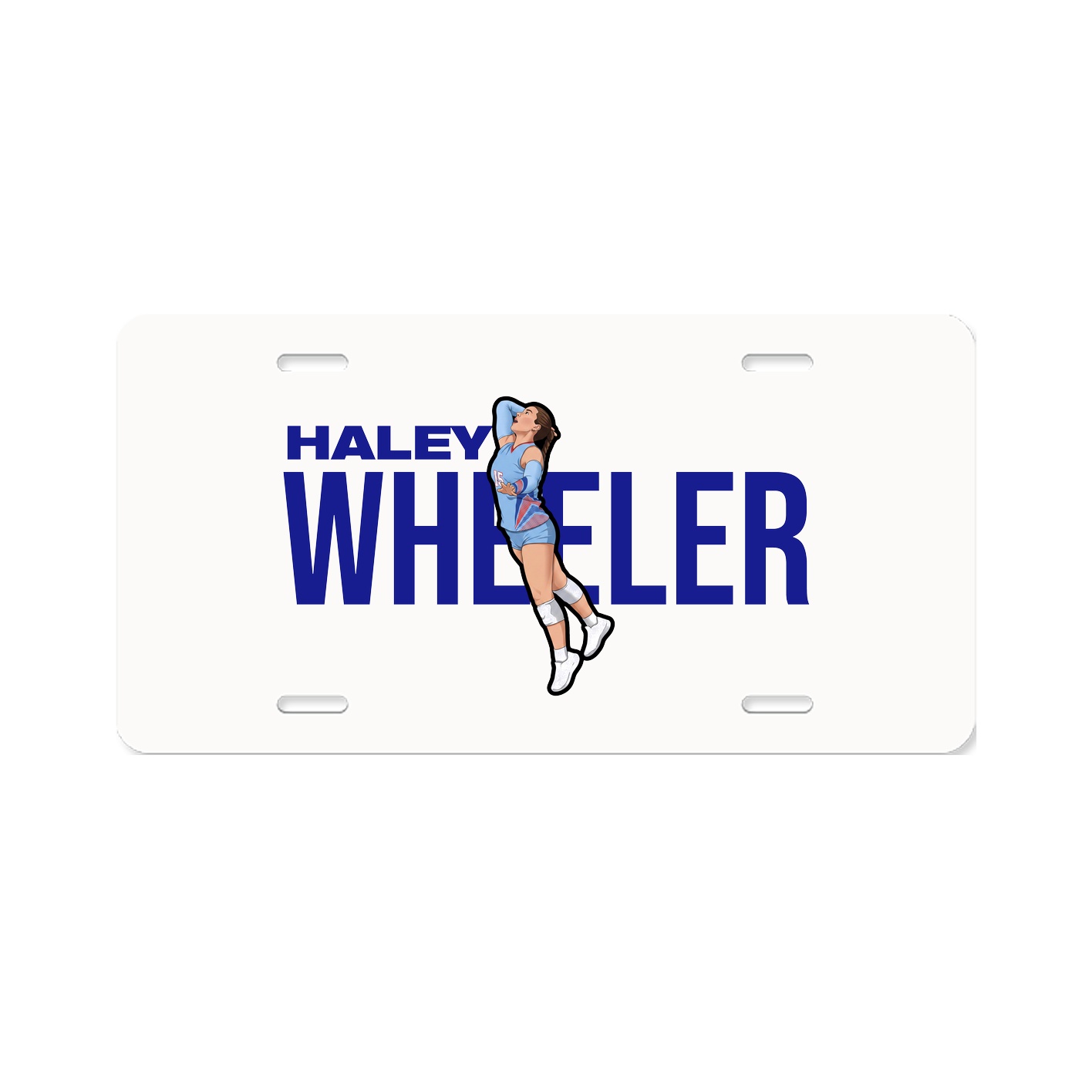 License Plate — Player Name in Classic