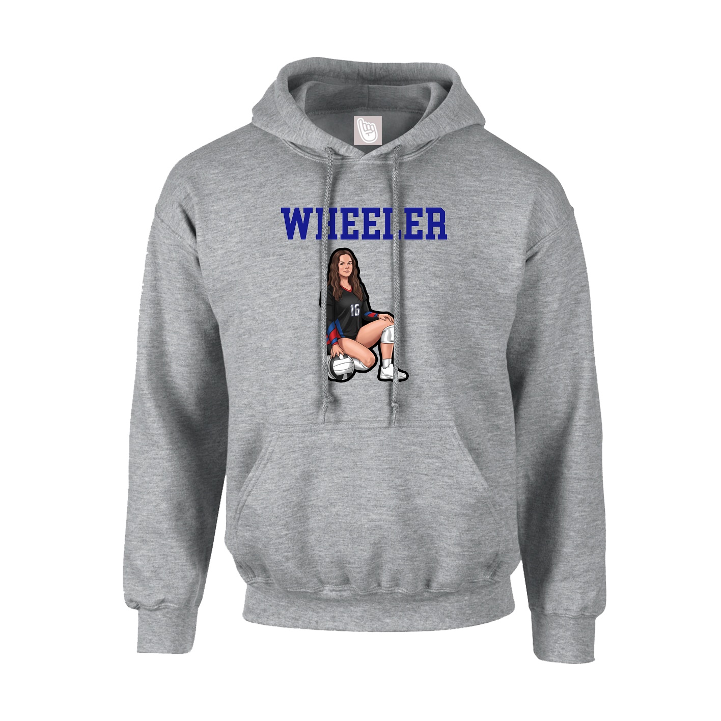 Hoodie — Shirsey in Grey