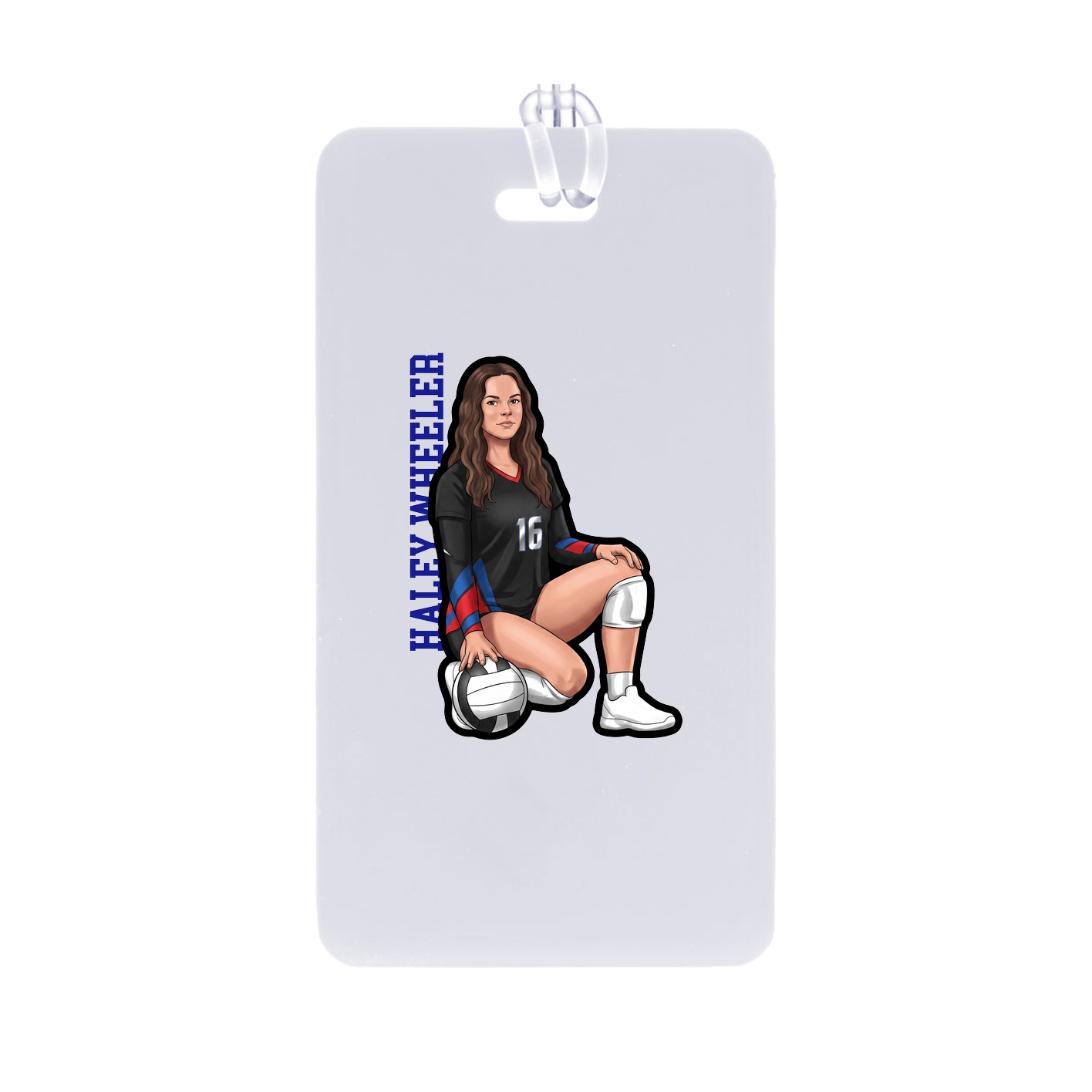 Bag Tag — Name Vertical in Classic