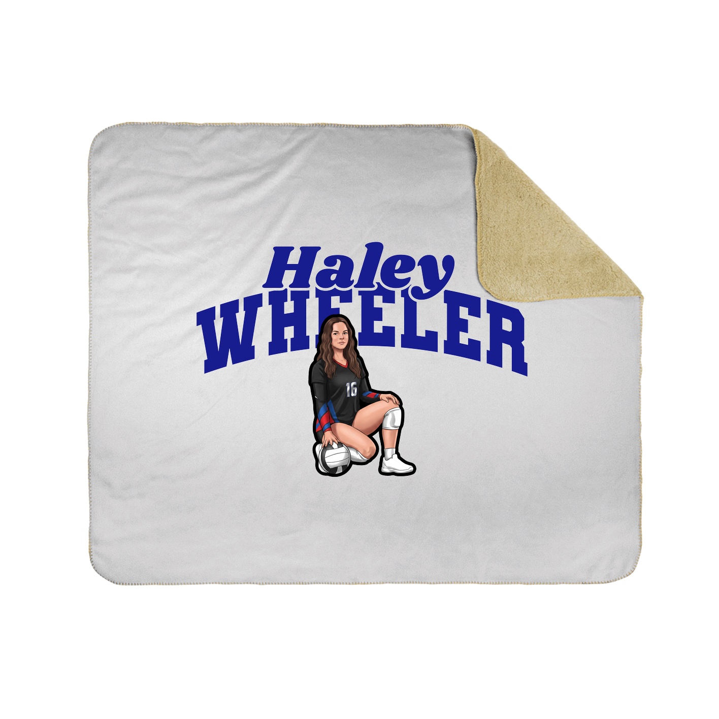 Throw Blanket — Signature Arch in White