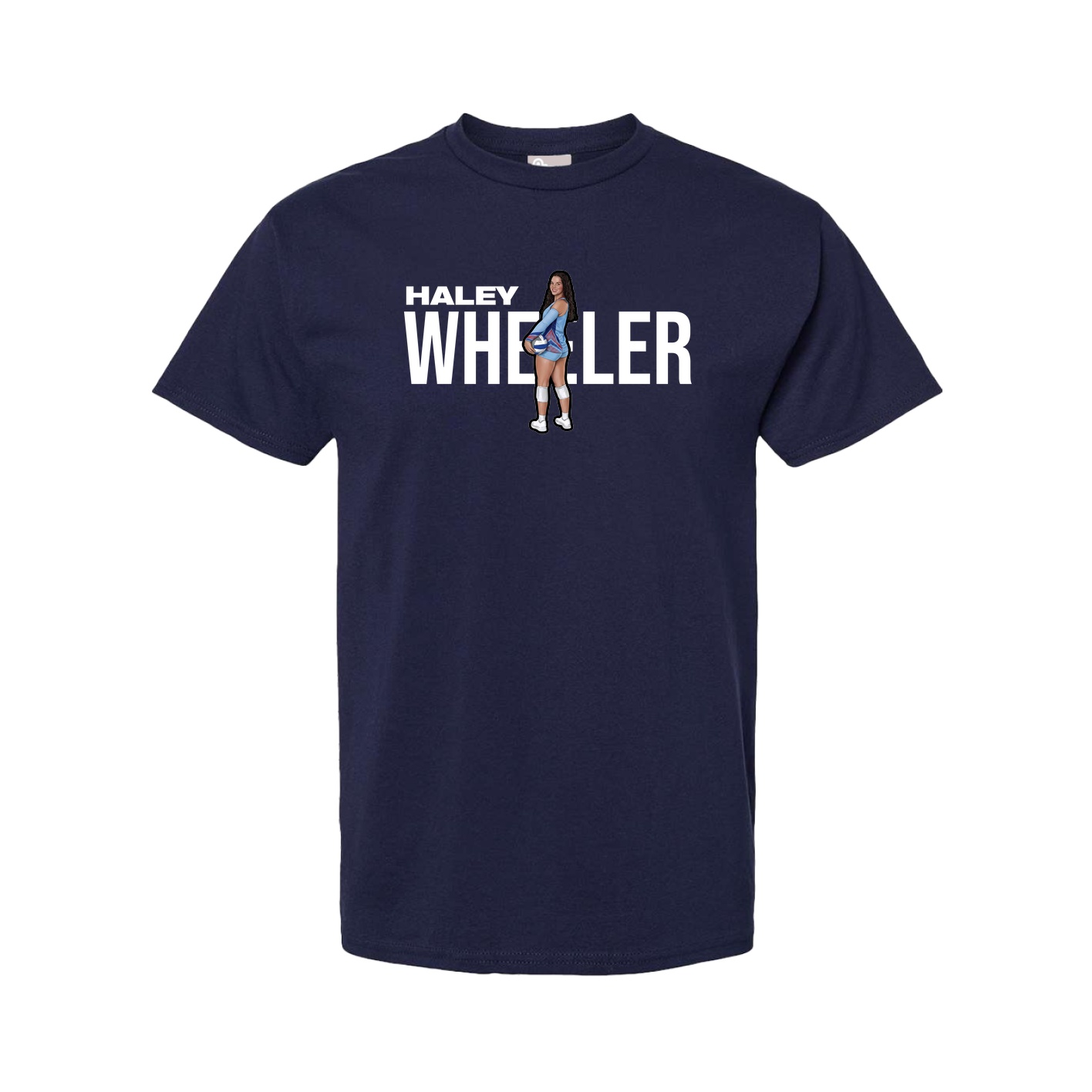 Tee — Player Name in Navy