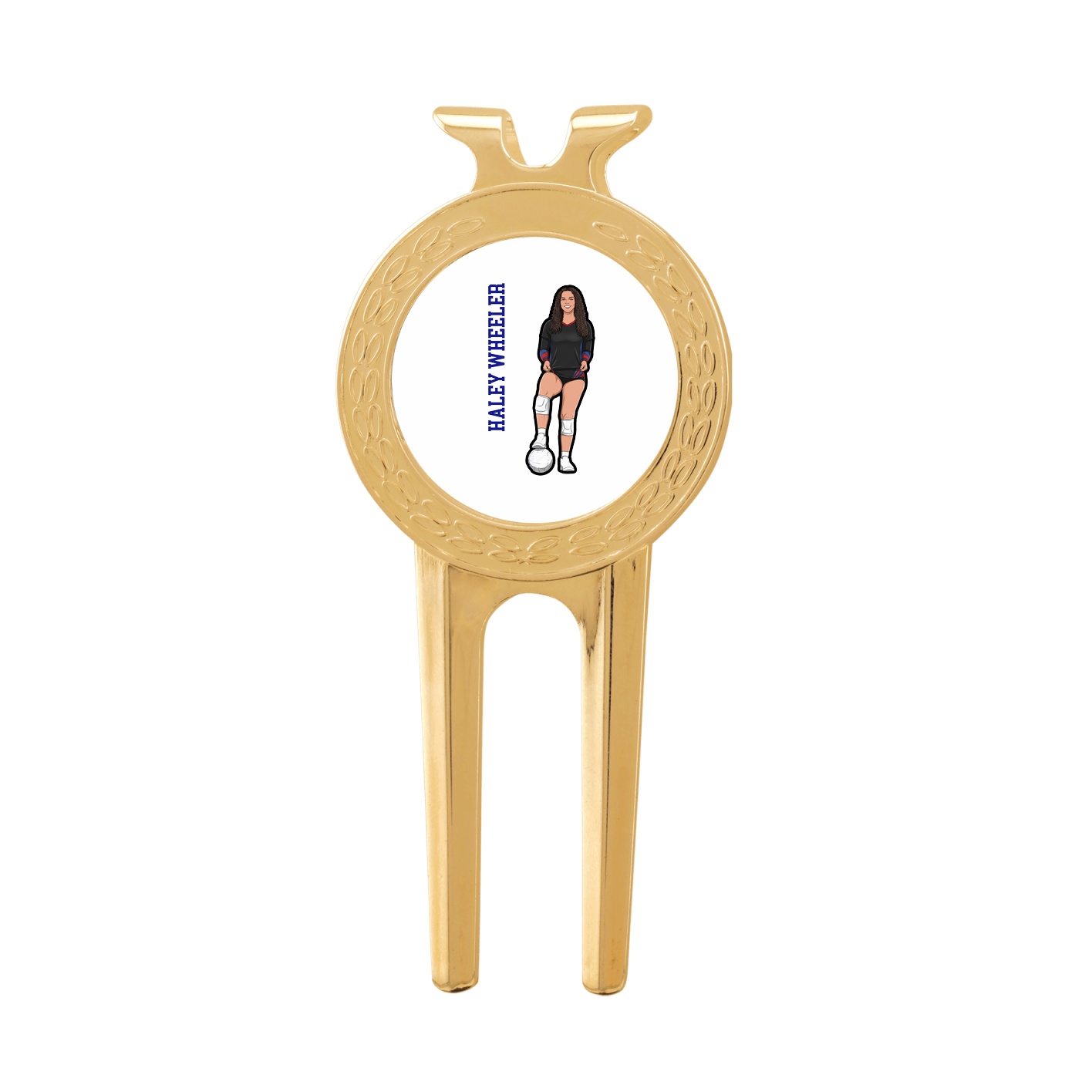 Divot Tool with Ball Marker — Name Vertical in Classic