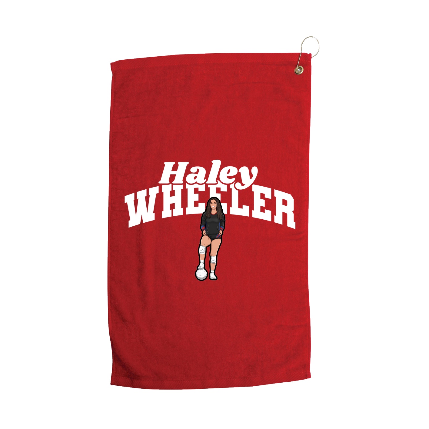 Golf Towel — Signature Arch in Red