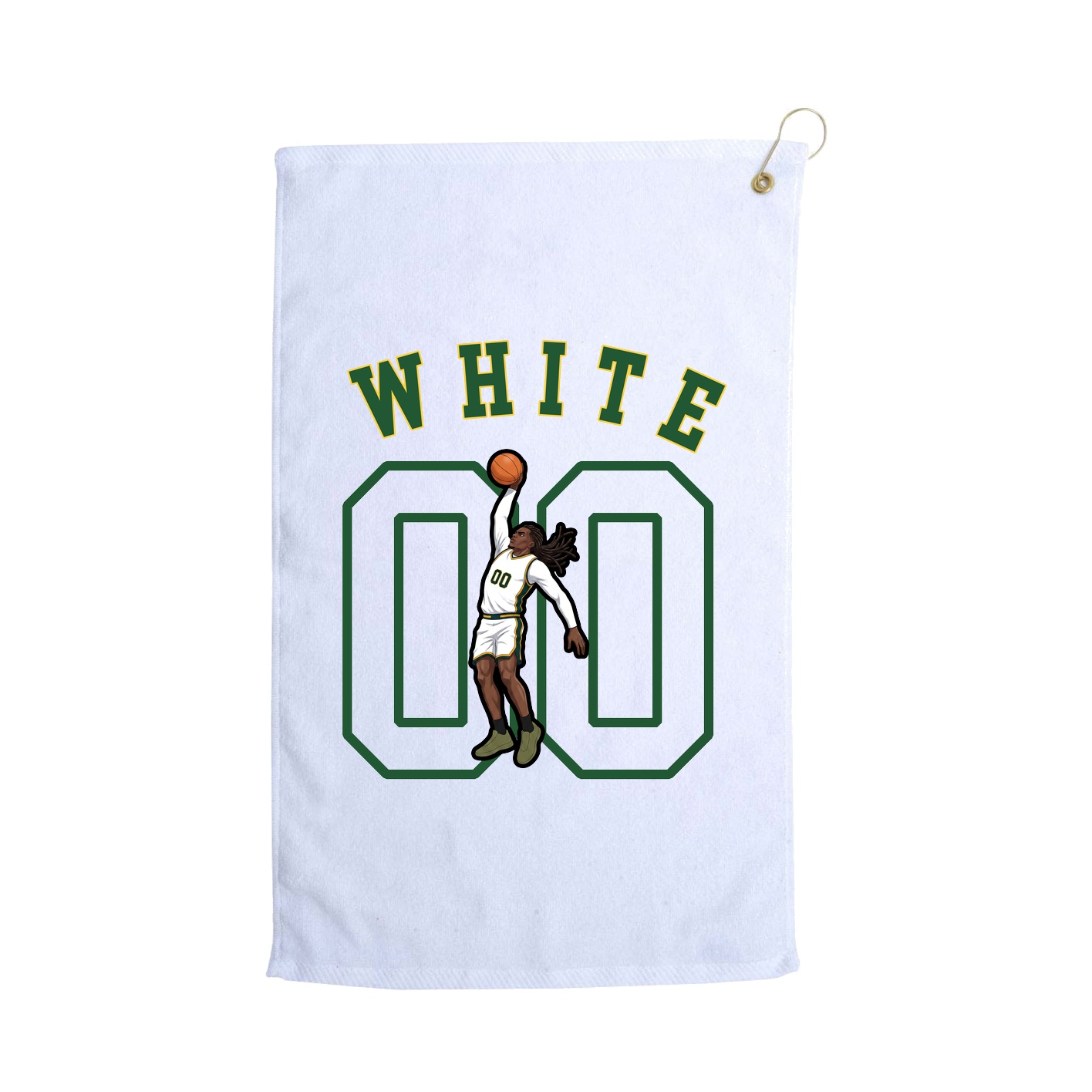 Golf Towel — Shirsey Arch in White