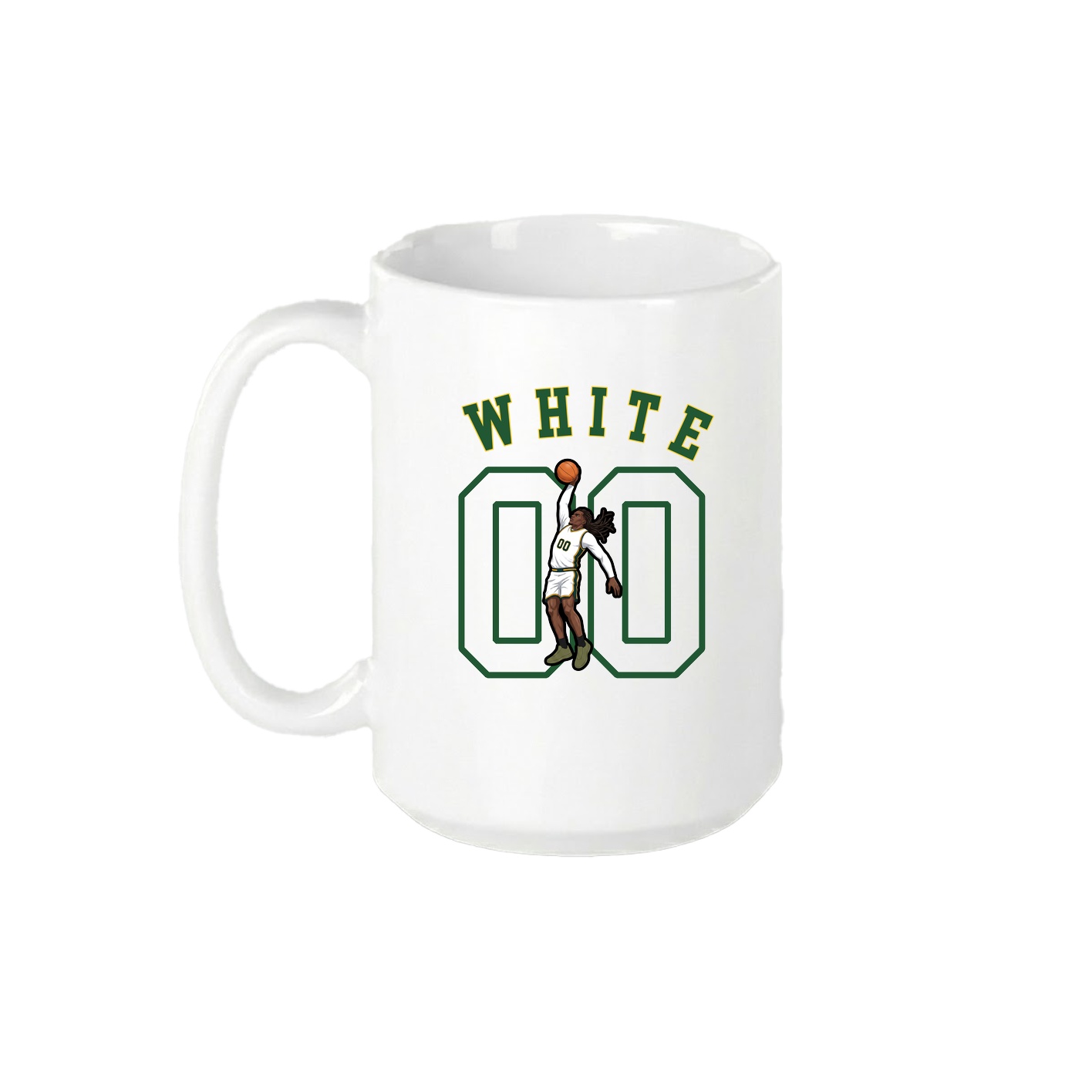 15oz Coffee Mug — Shirsey Arch in White