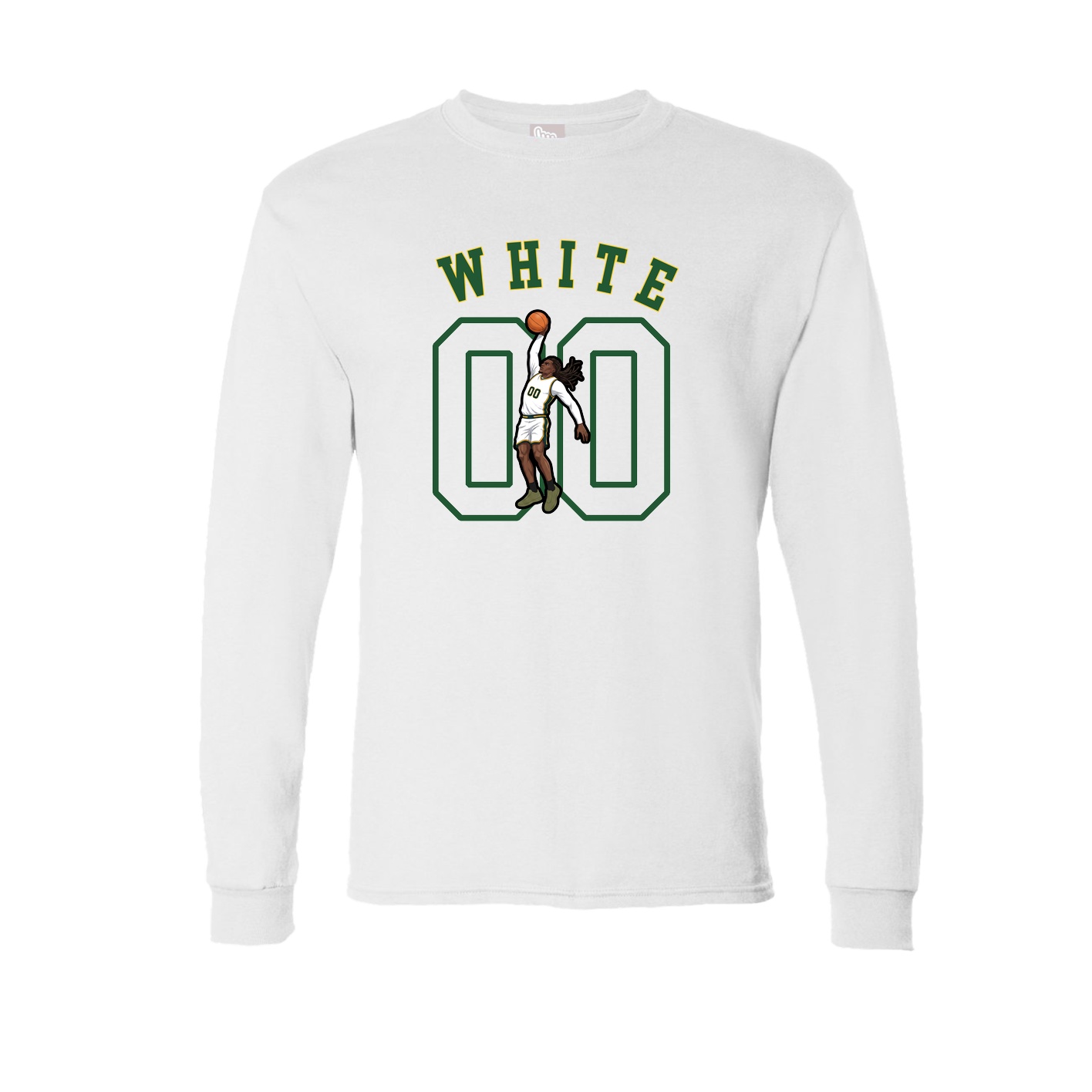 Long Sleeve Tee — Shirsey Arch in White