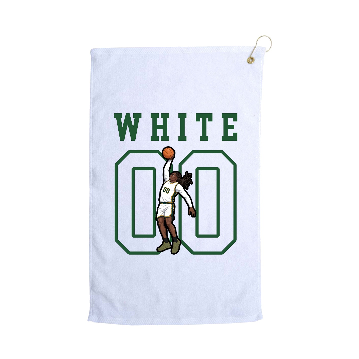 Golf Towel — Shirsey in White