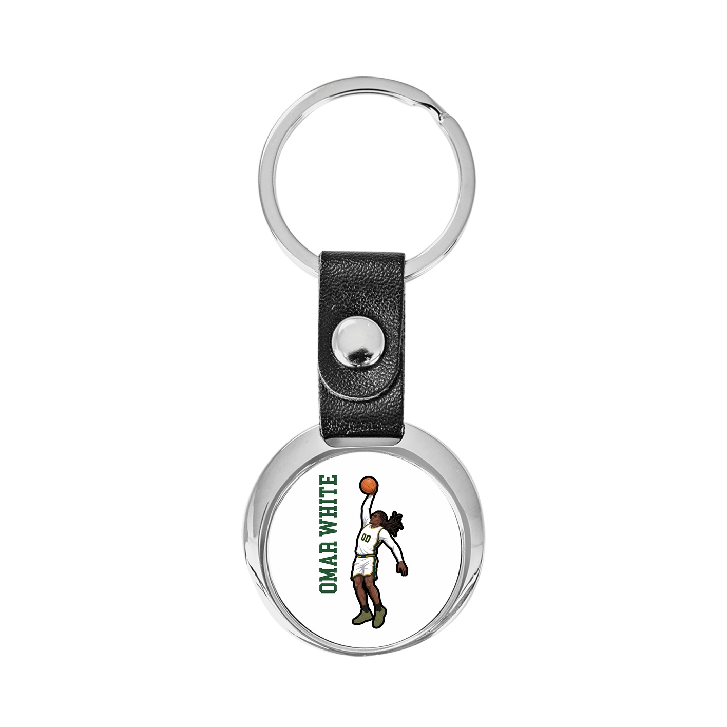 Key Chain — Name Vertical in Classic